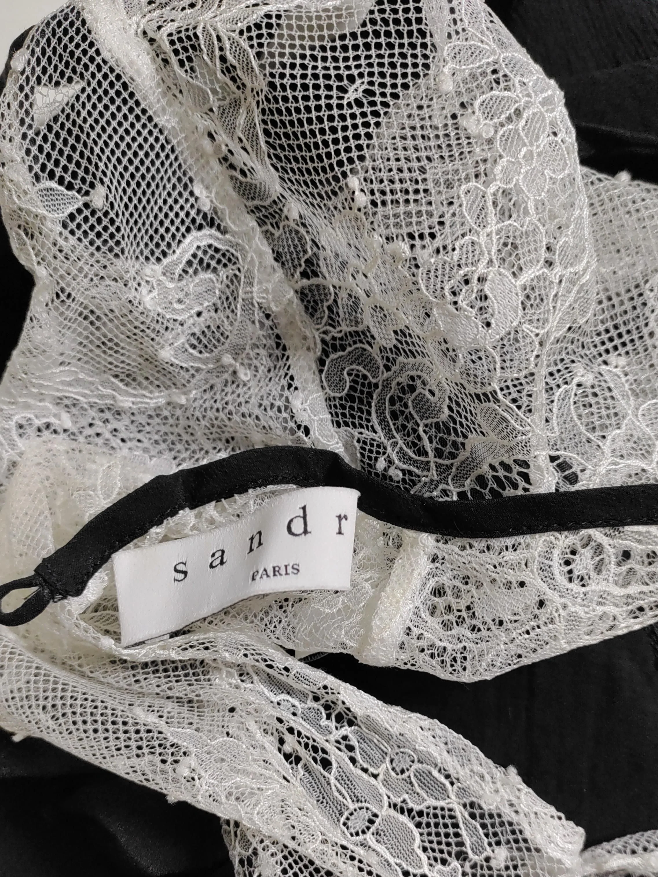 Sandro Mini Dress M in Black - Image 5