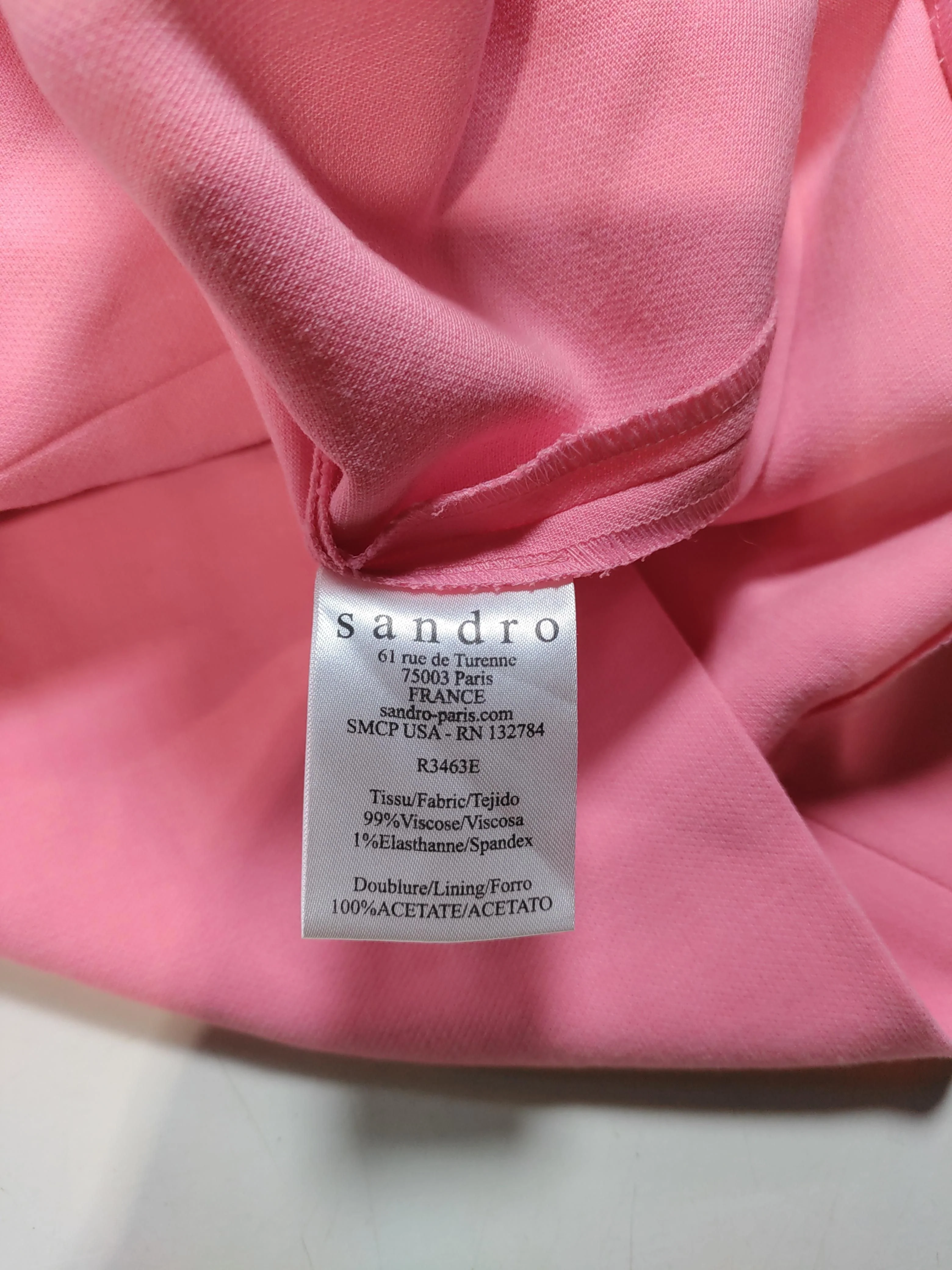 Sandro Mini Dress M in Pink - Image 6