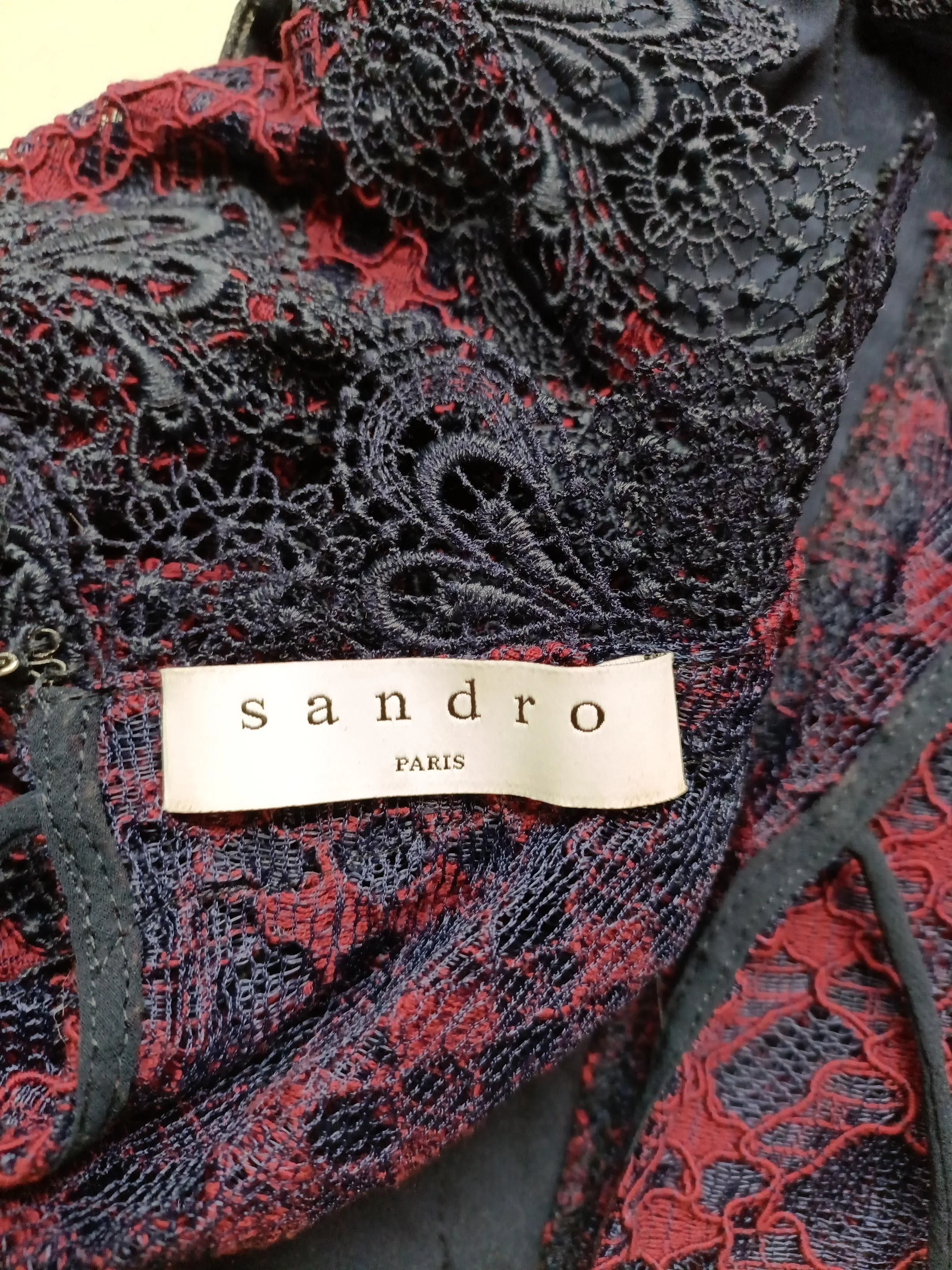 Sandro Mini Dress S in Blue - Image 5