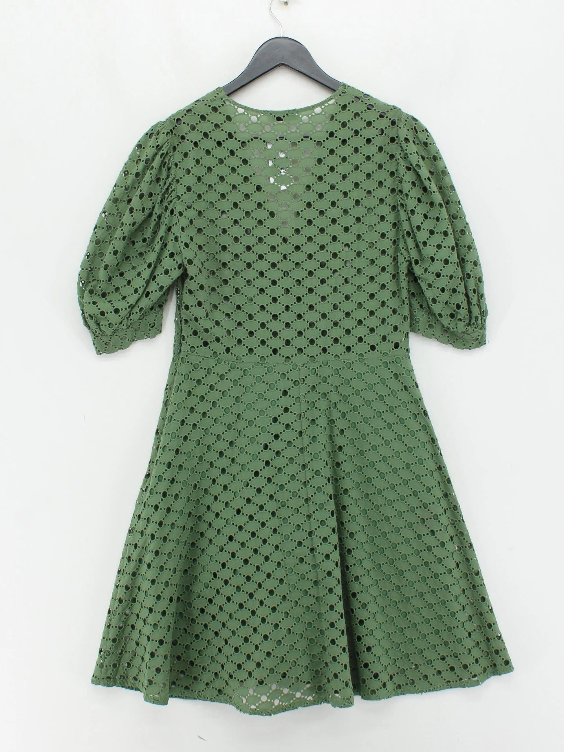 Sandro Mini Dress UK8 in Green - Image 2