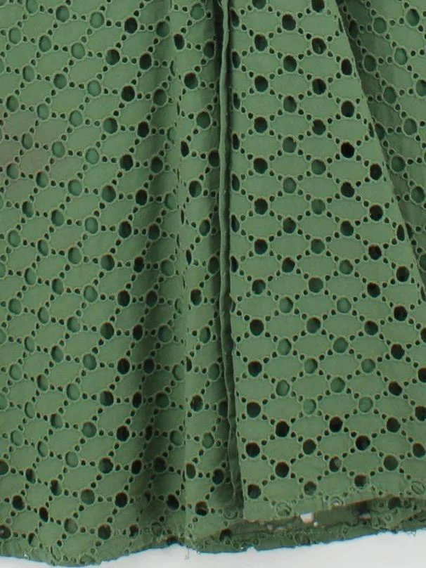 Sandro Mini Dress UK8 in Green - Image 4
