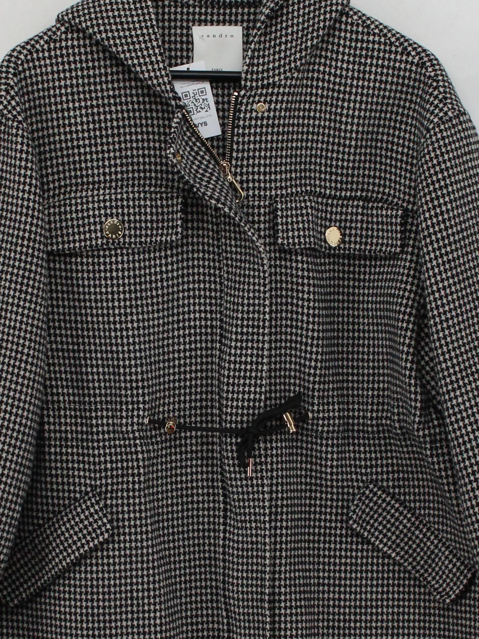 Sandro Parka jacket black - Image 3