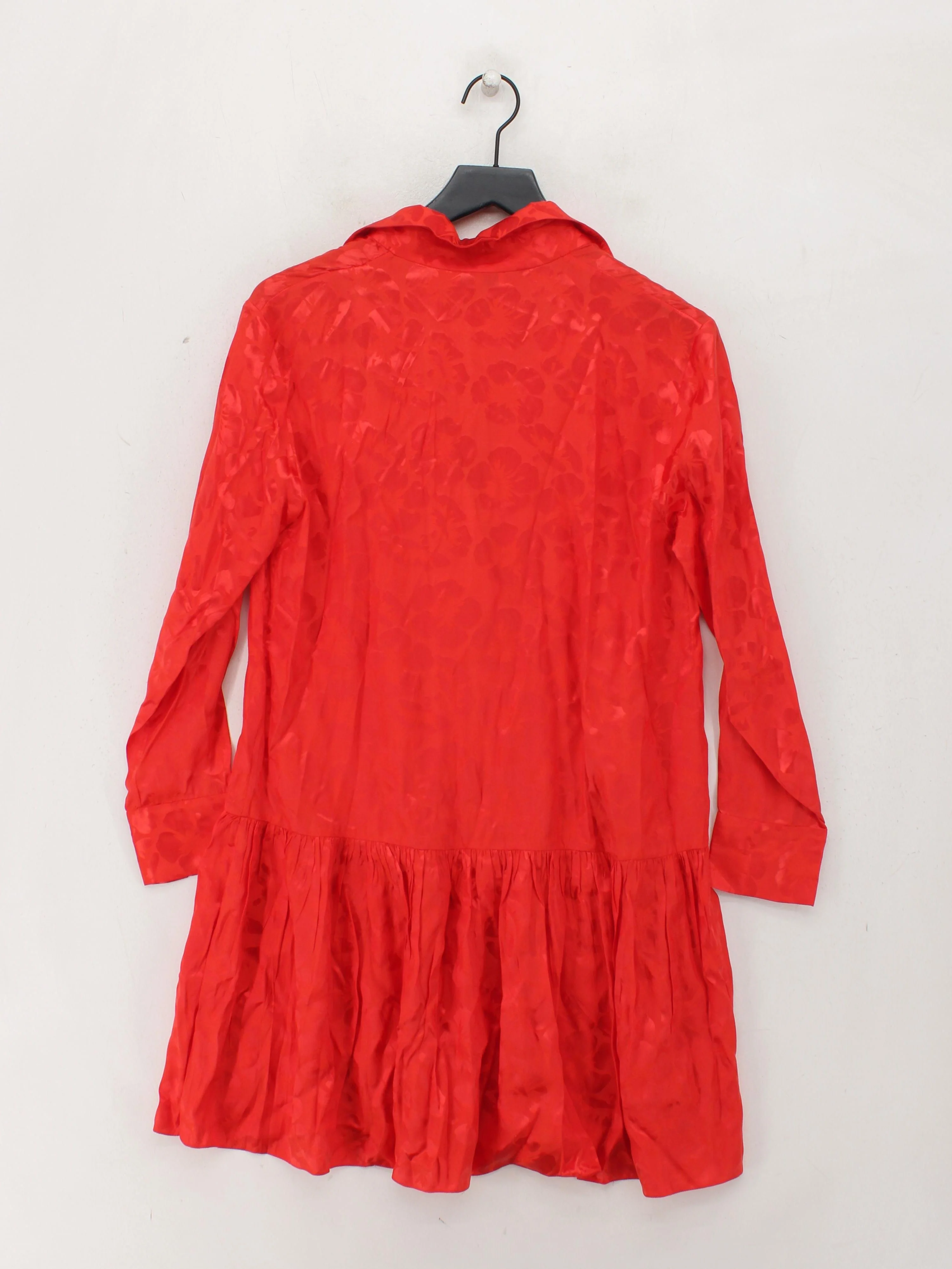 Sandro Shirt Mini Dress S in Red - Image 2