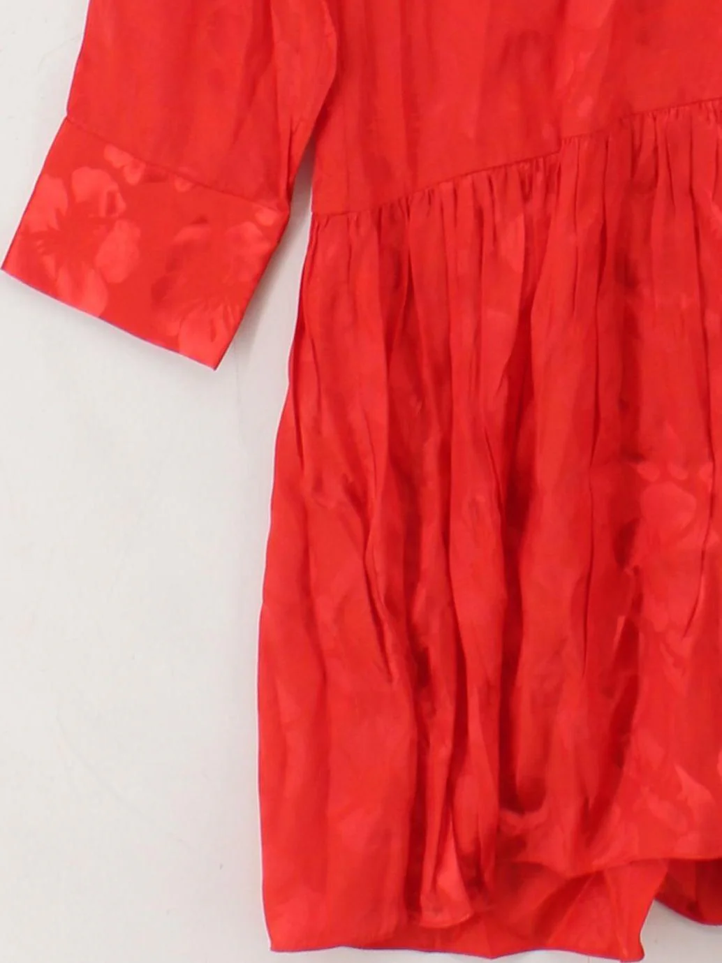 Sandro Shirt Mini Dress S in Red - Image 4