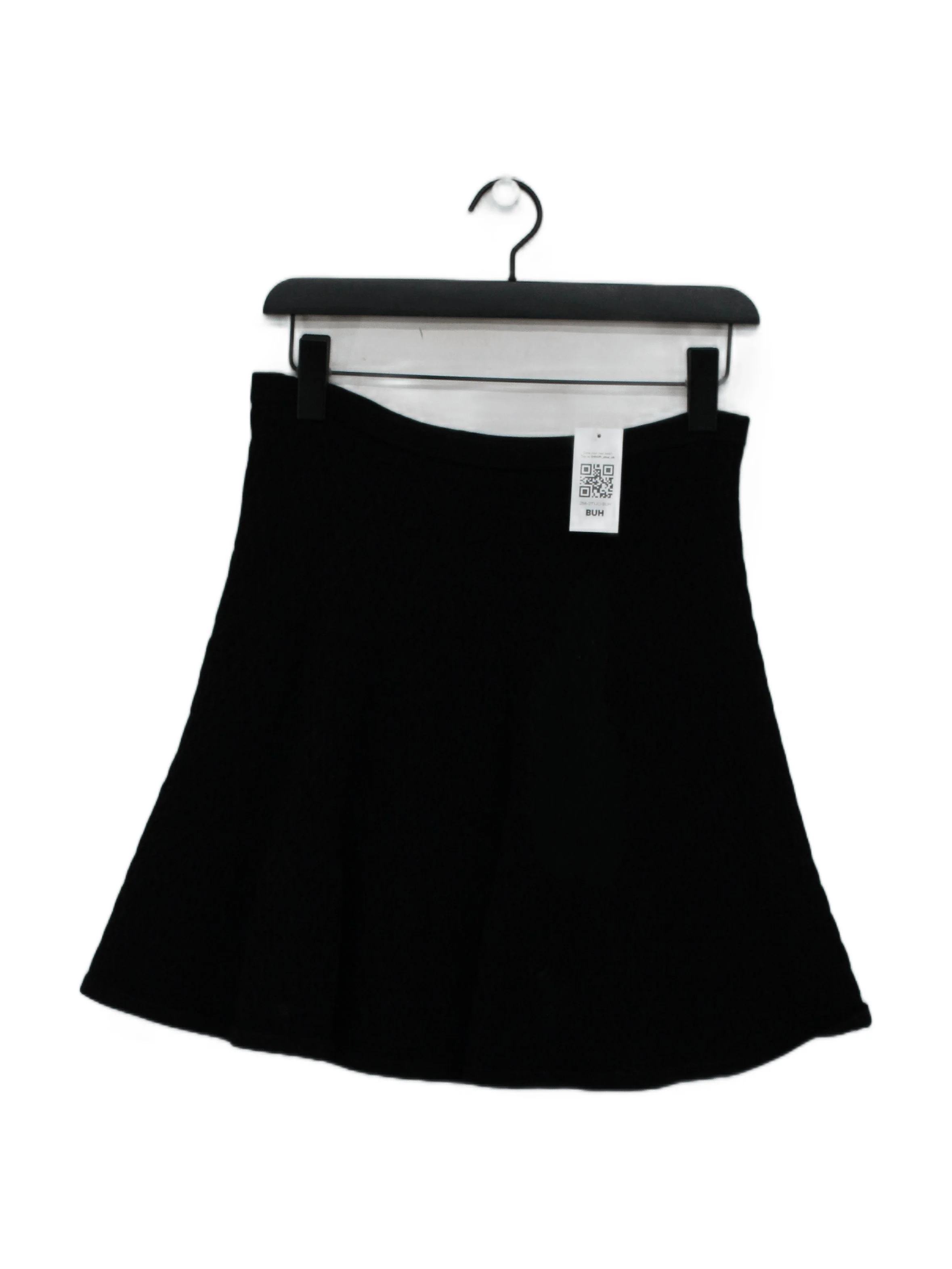 Sandro Women's Mini Skirt M Black Viscose with Polyester Short Mini