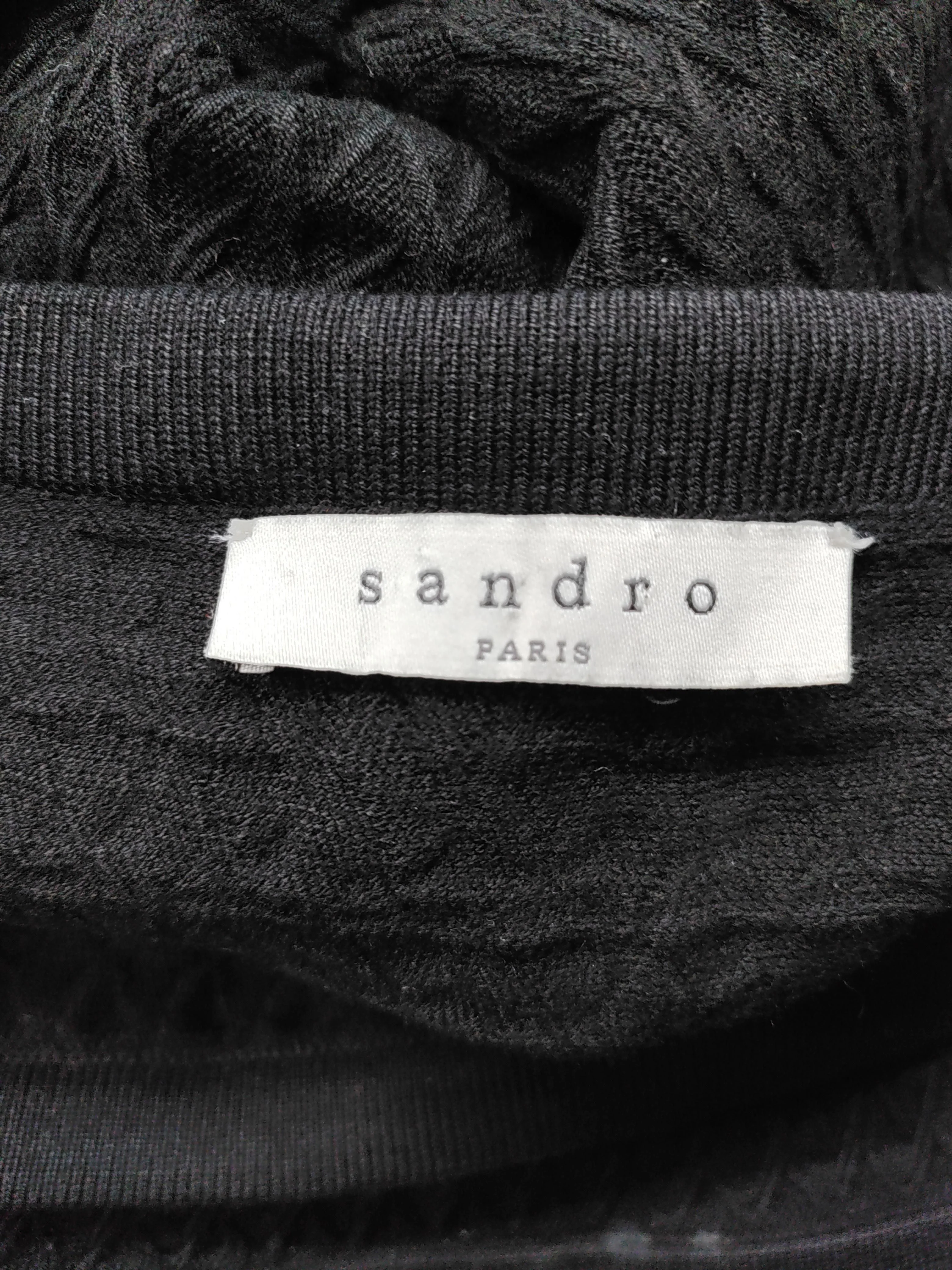 Sandro Women's Mini Skirt M Black Viscose with Polyester Short Mini - Image 5