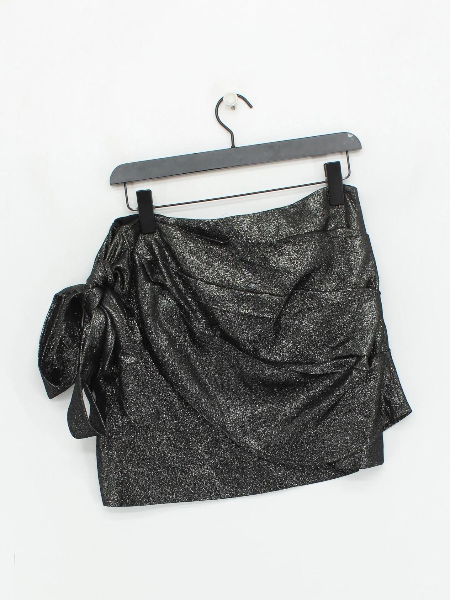 Sandro Women's Mini Skirt UK 12 Black 100% Other Short Mini - Image 2