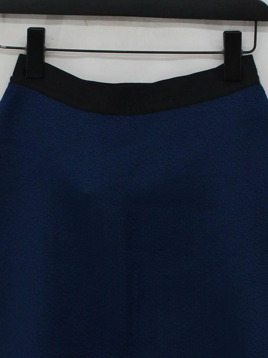 Sandro Women's Mini Skirt XS Blue Polyester with Elastane Short Mini - Image 3