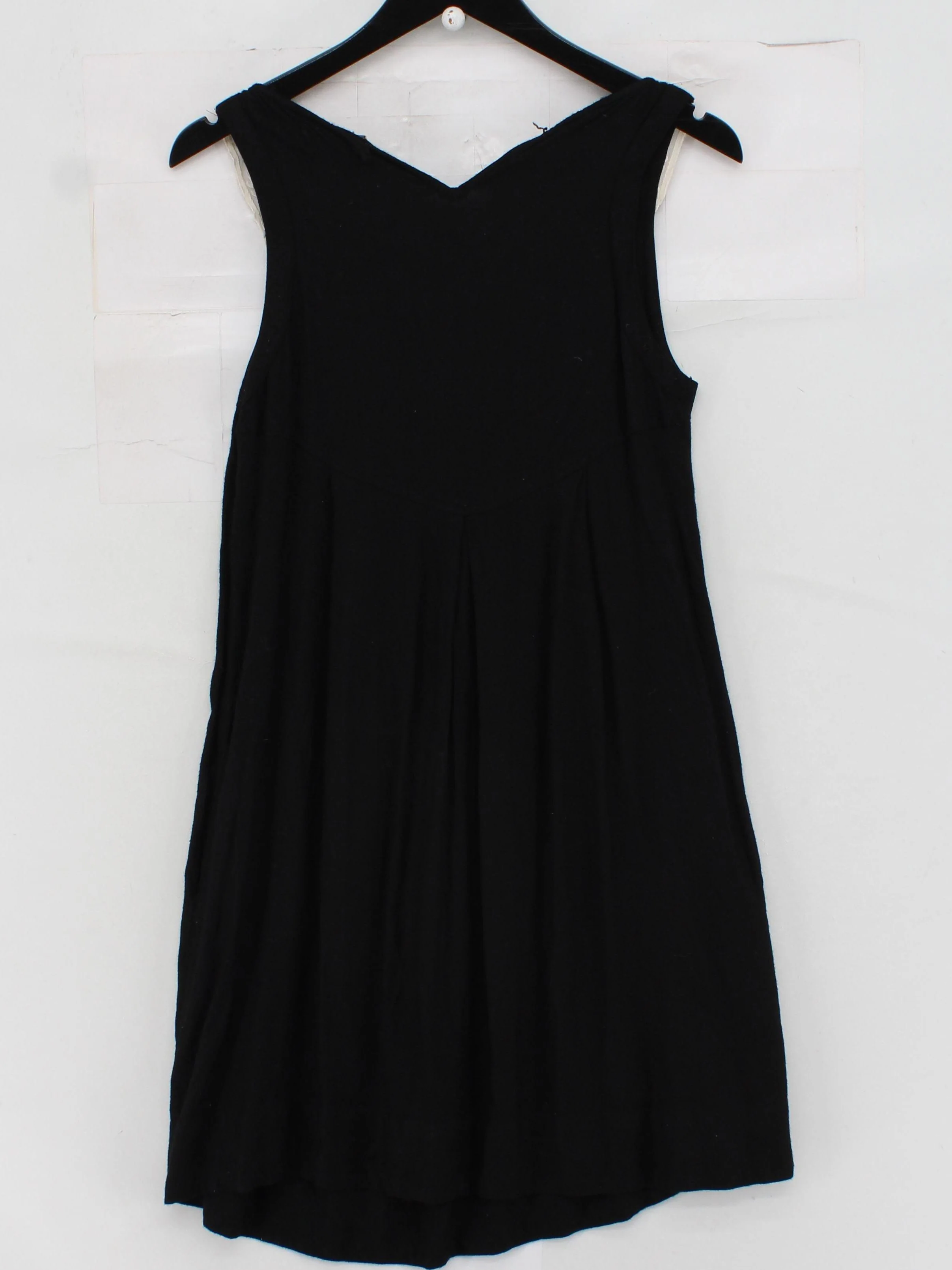 Sandro Women's Top S Black 100% Rayon Sleeveless V-Neck Basic - Image 2