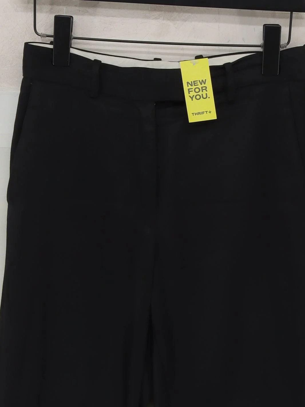 Sandro Women's Trousers UK 12 Black 100% Viscose Wide-Leg Chino - Image 3