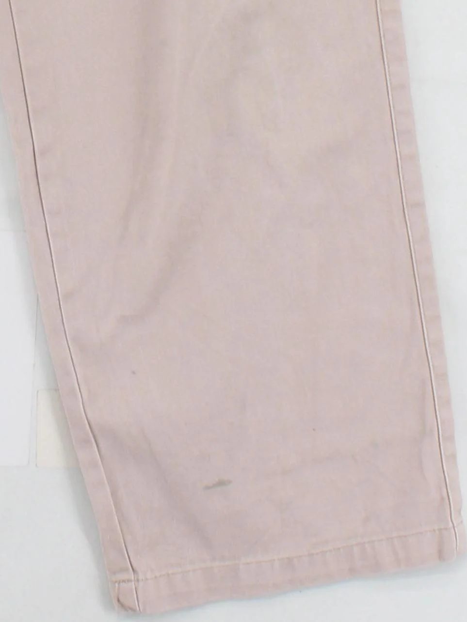 Santa Cruz Women's Trousers UK 10 Cream 100% Cotton Wide-Leg Chino - Image 4