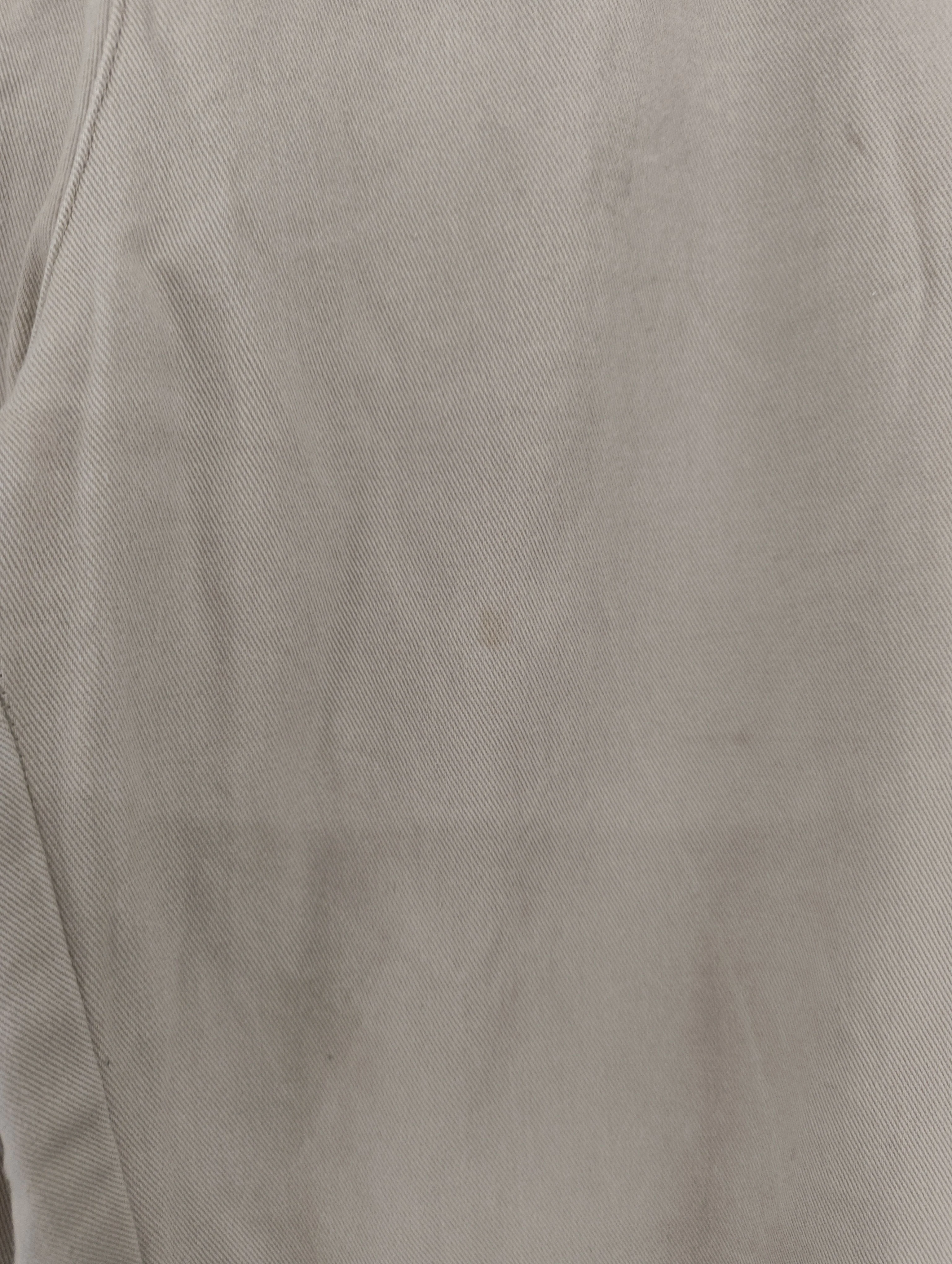 Santa Cruz Women's Trousers UK 10 Cream 100% Cotton Wide-Leg Chino - Image 5