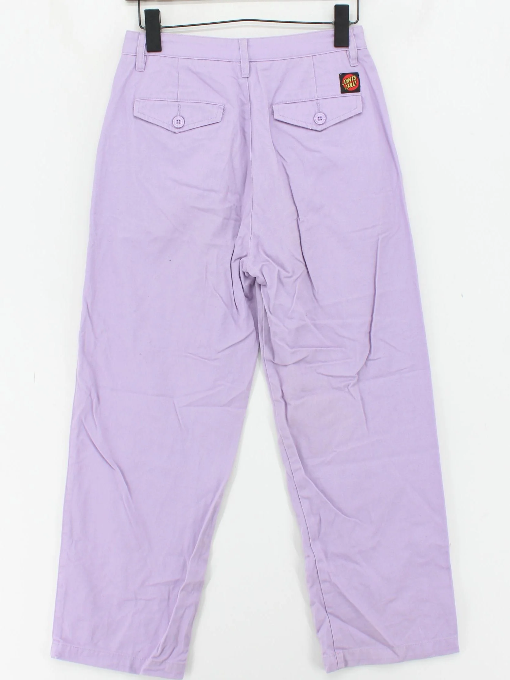 Santa Cruz Women's Trousers UK 8 Purple 100% Cotton Straight Chino - Image 2