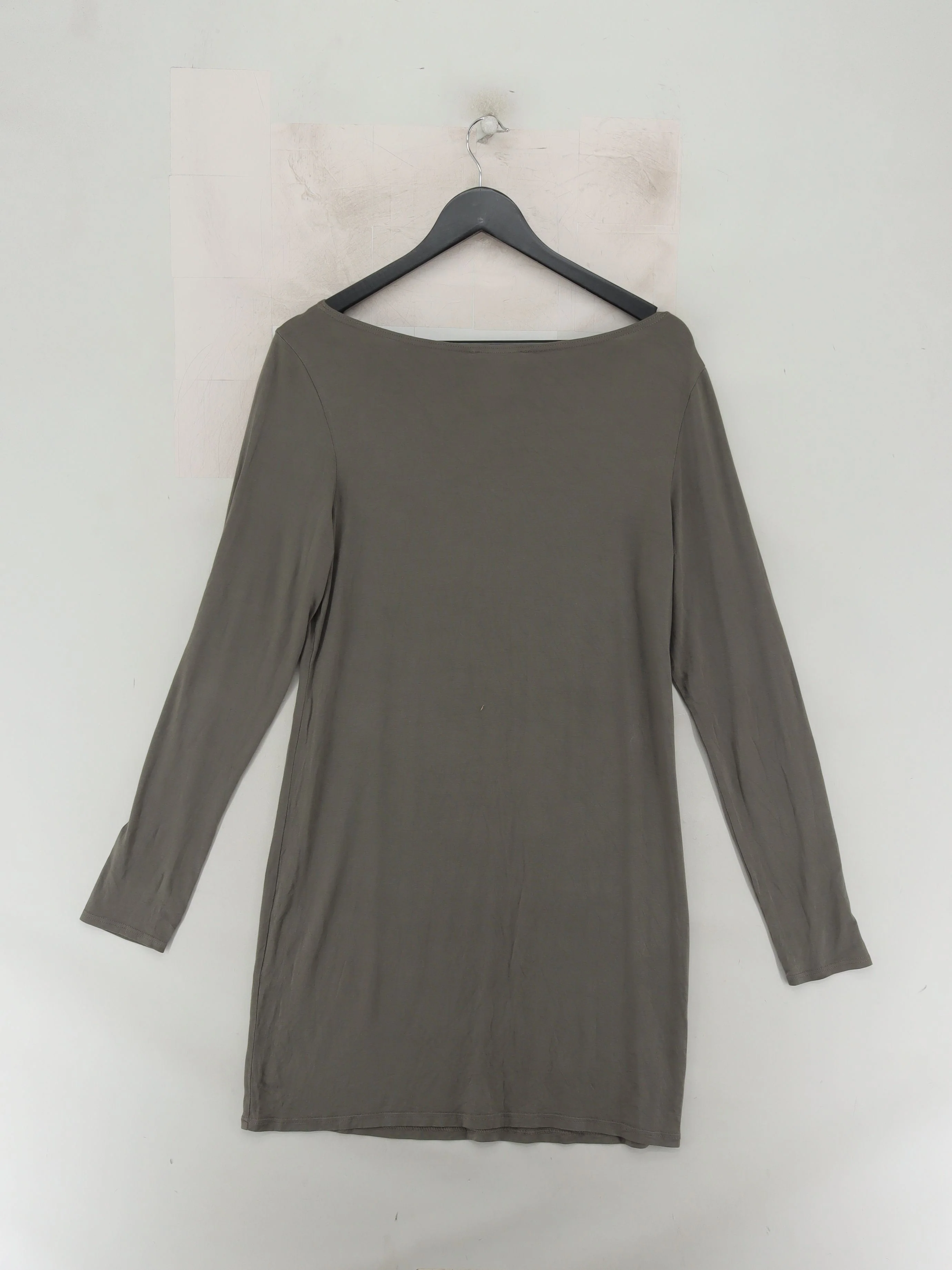 Sarah Pacini T-Shirt Mini Dress UK12 in Grey - Image 2