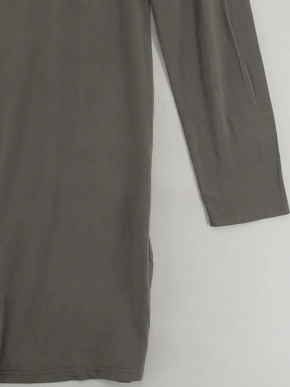 Sarah Pacini T-Shirt Mini Dress UK12 in Grey - Image 4