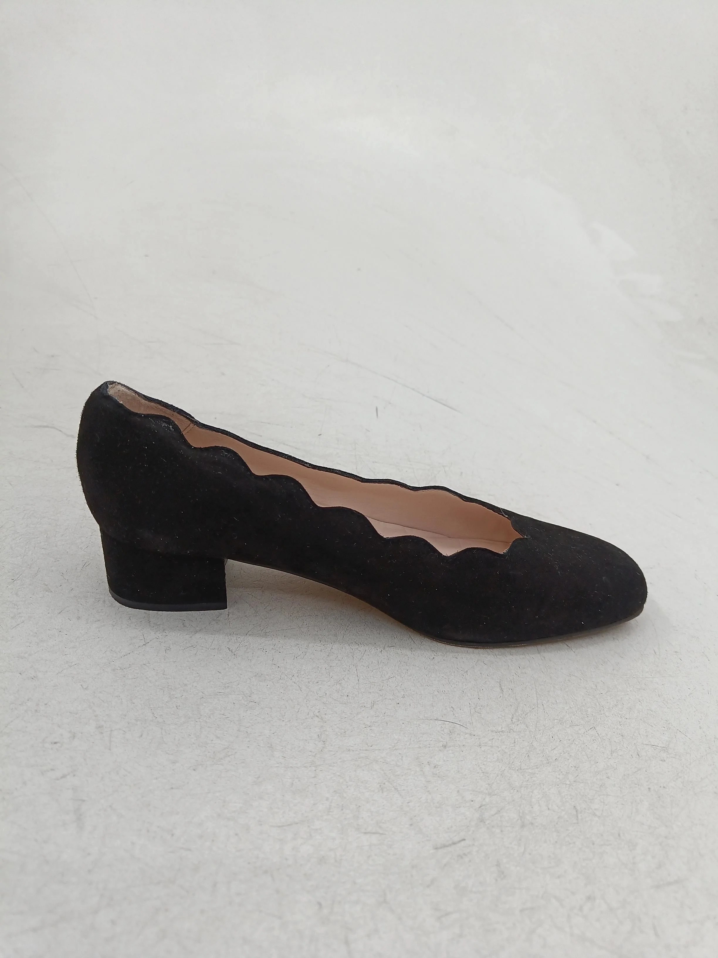 Sargasso And Grey Women's Heels UK 6.5 Black Suede with Leather Court - Image 5