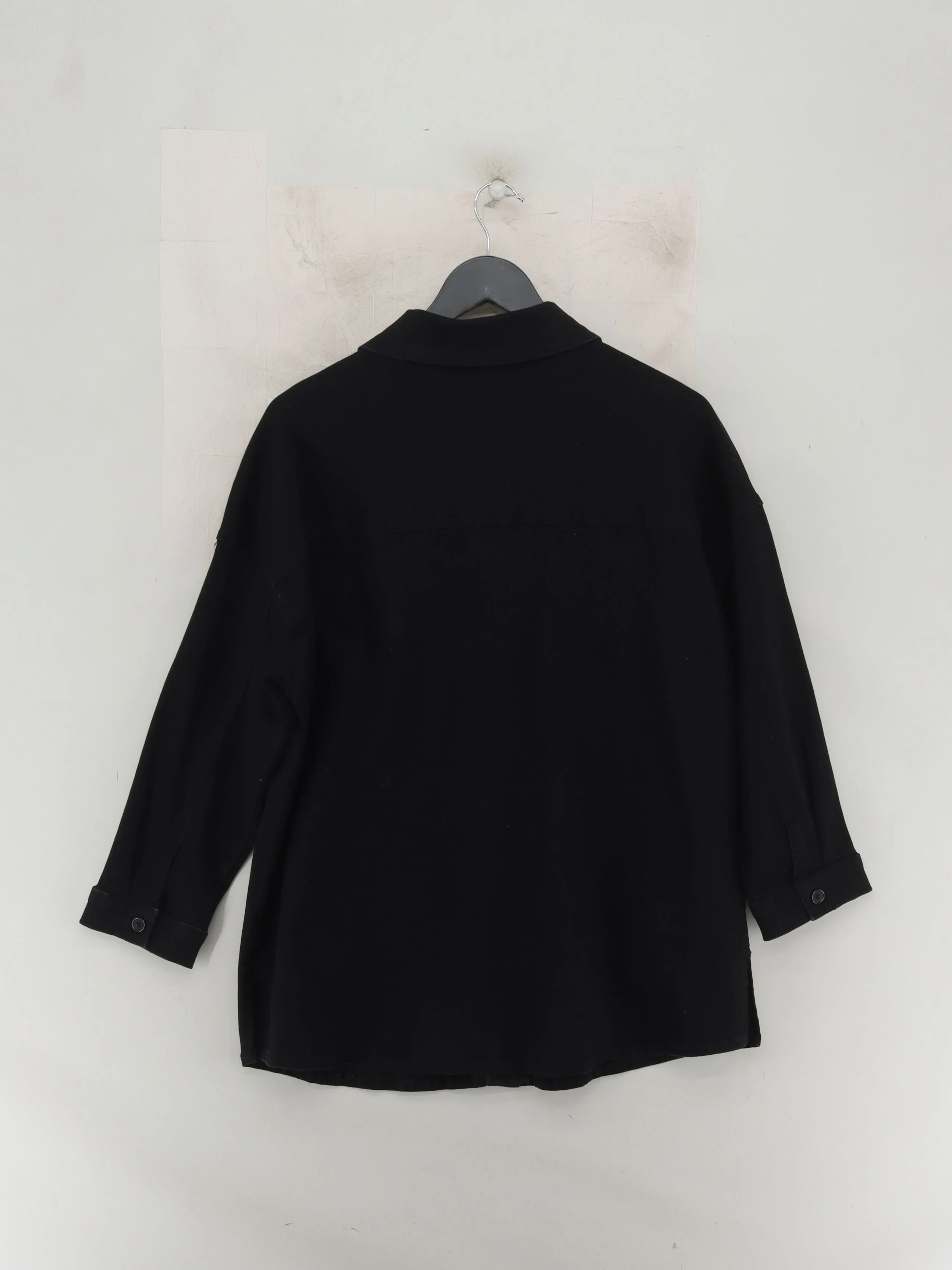Sarta Women's Shirt S Black Cotton with Polyester, Viscose, Elastane Basic - Image 2