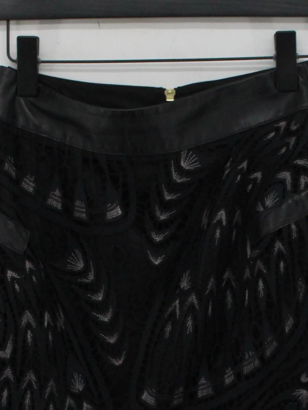 Sass & Bide Women's Midi Skirt UK 8 Black Polyester - Image 3