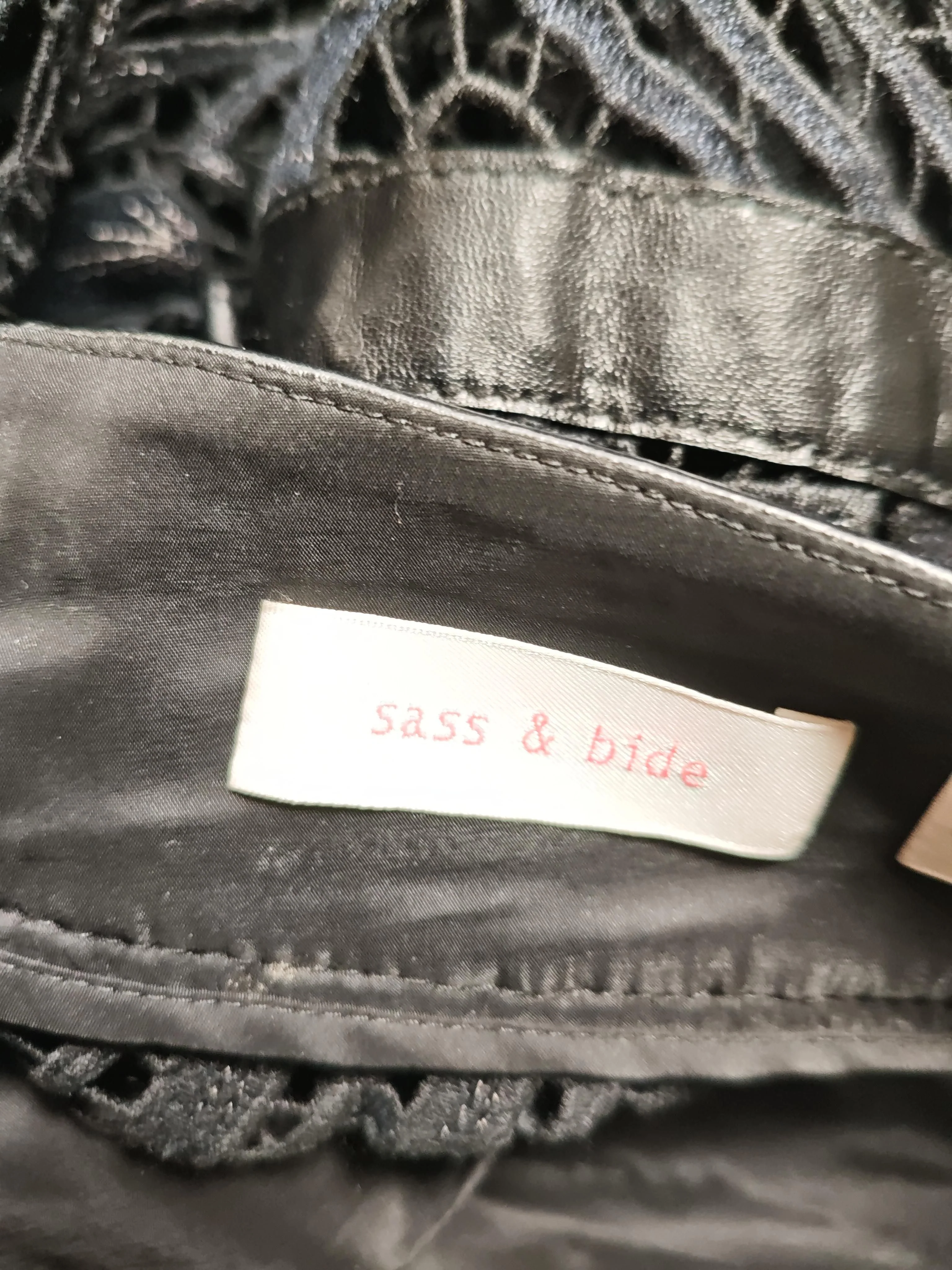 Sass & Bide Women's Midi Skirt UK 8 Black Polyester - Image 5