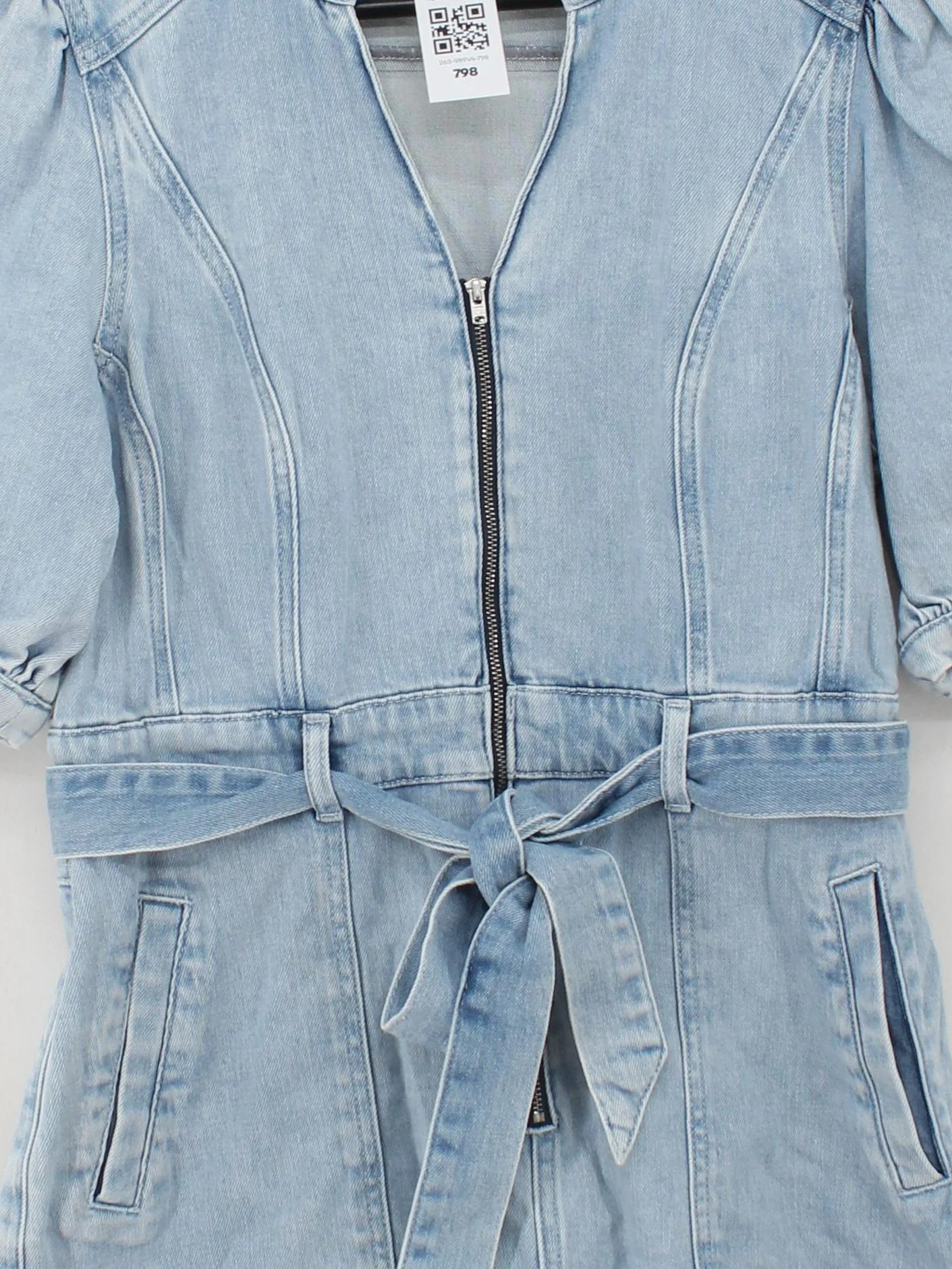 Scamp & Dude Women's Playsuit M Blue 100% Cotton Playsuit - Image 3
