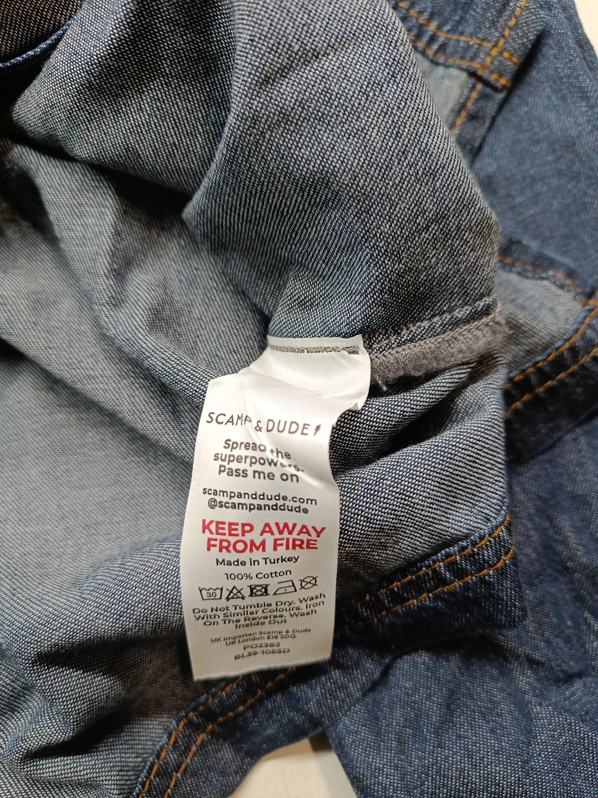 Scamp & Dude Women's Shirt UK 12 Blue 100% Cotton Basic New with tags - Image 6