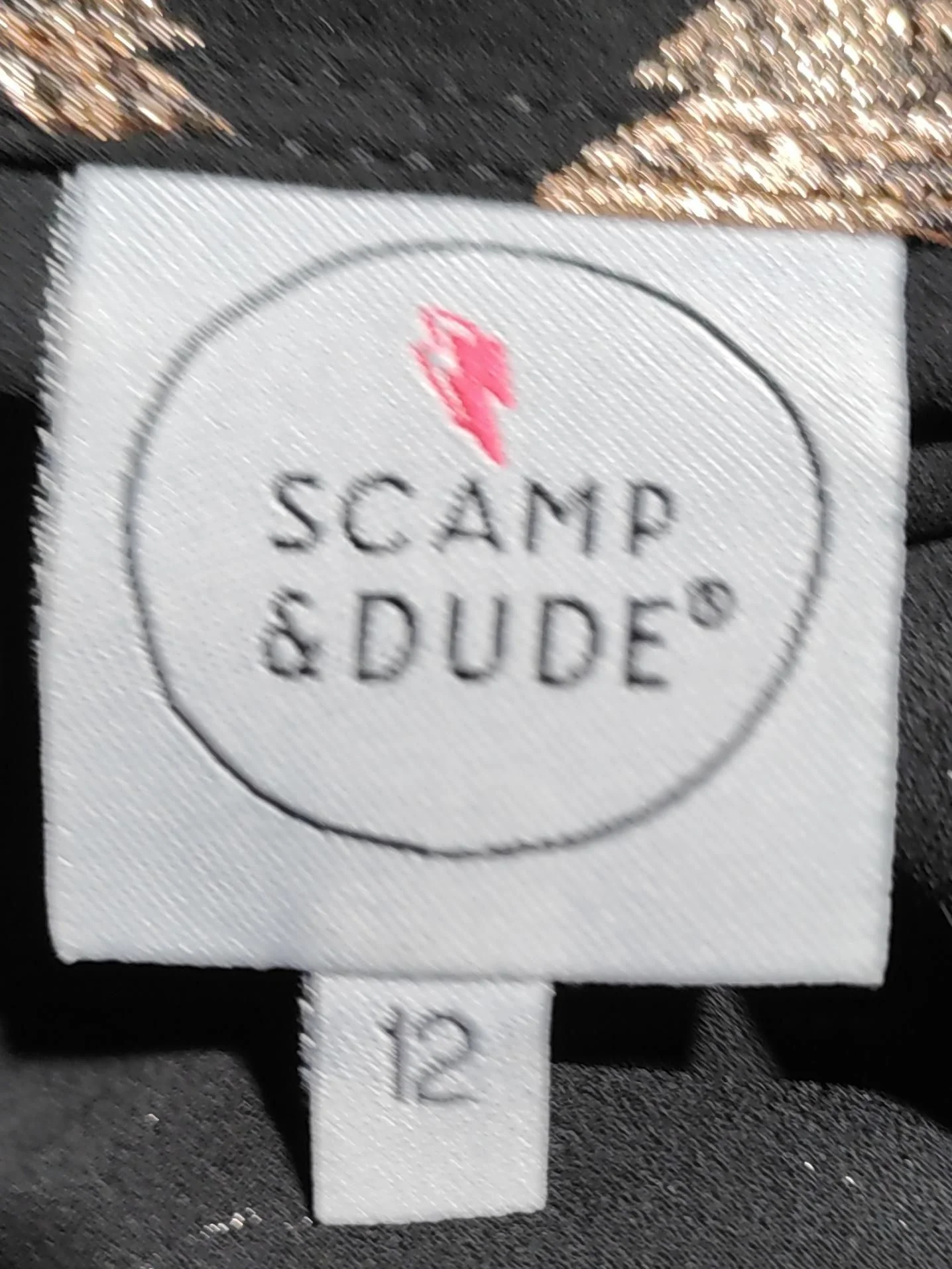 Scamp & Dude Women's Top M Black 100% Polyester Basic - Image 6