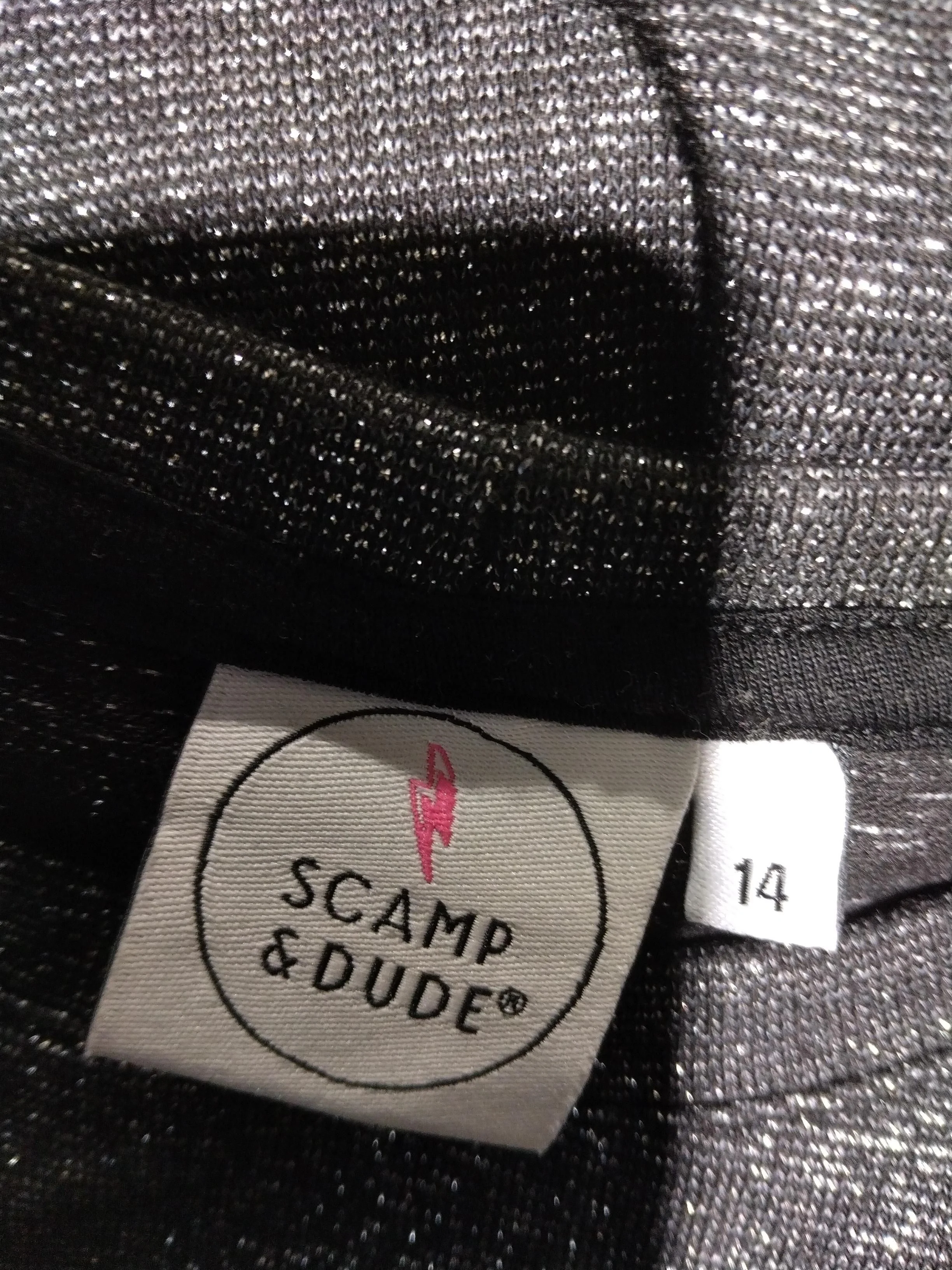 Scamp & Dude Women's Top UK 14 Grey Polyester - Image 5