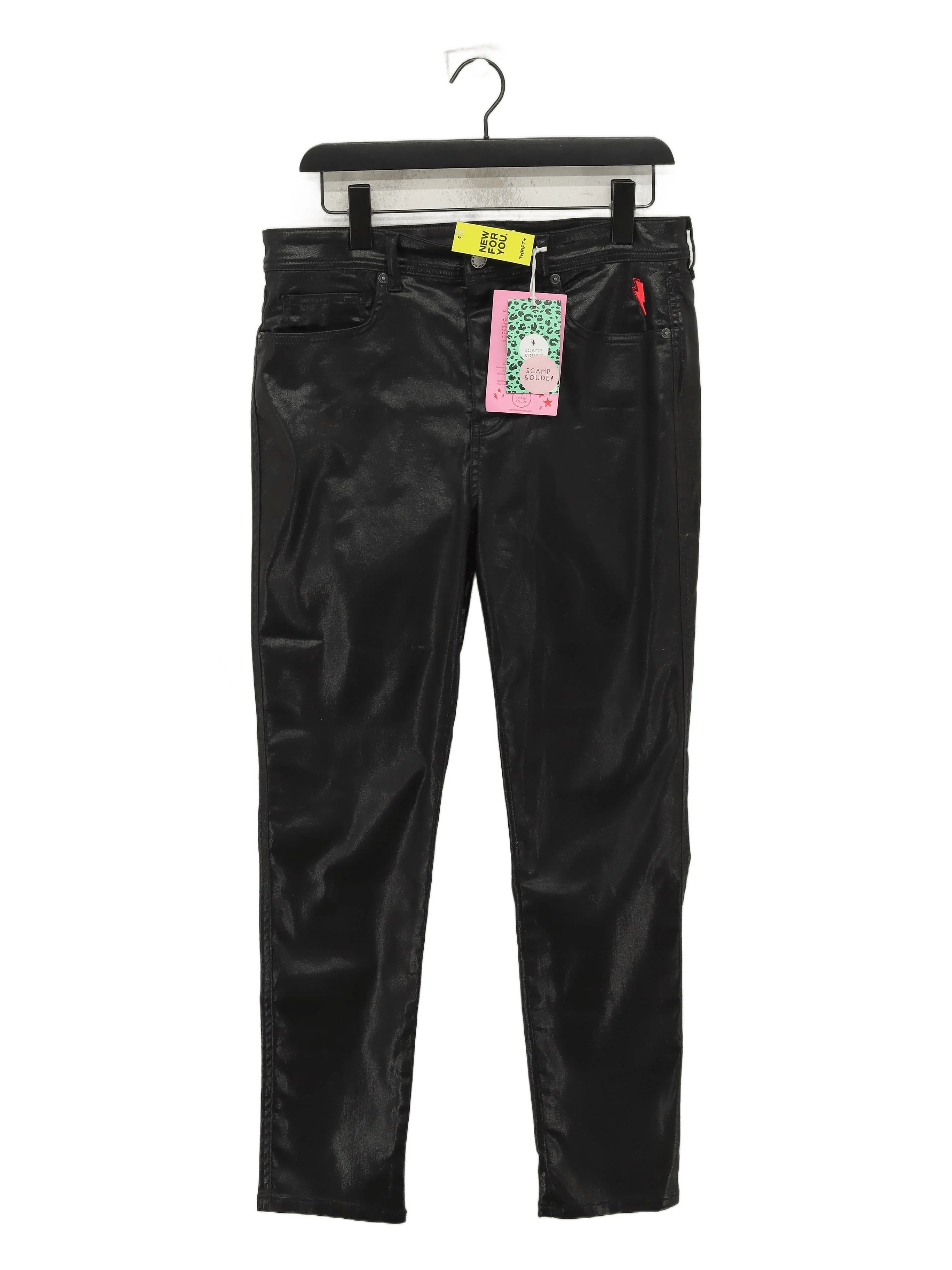 Scamp & Dude Women's Trousers UK 12 Black Cotton New with tags