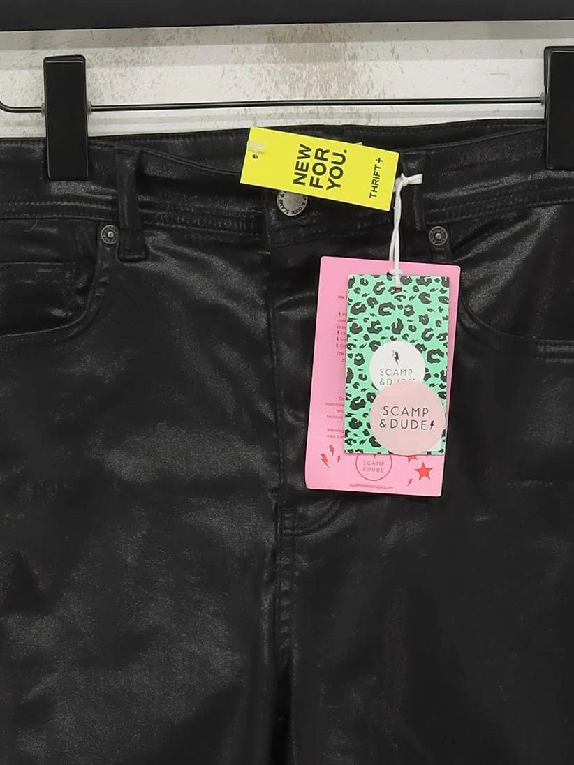 Scamp & Dude Women's Trousers UK 12 Black Cotton New with tags - Image 3