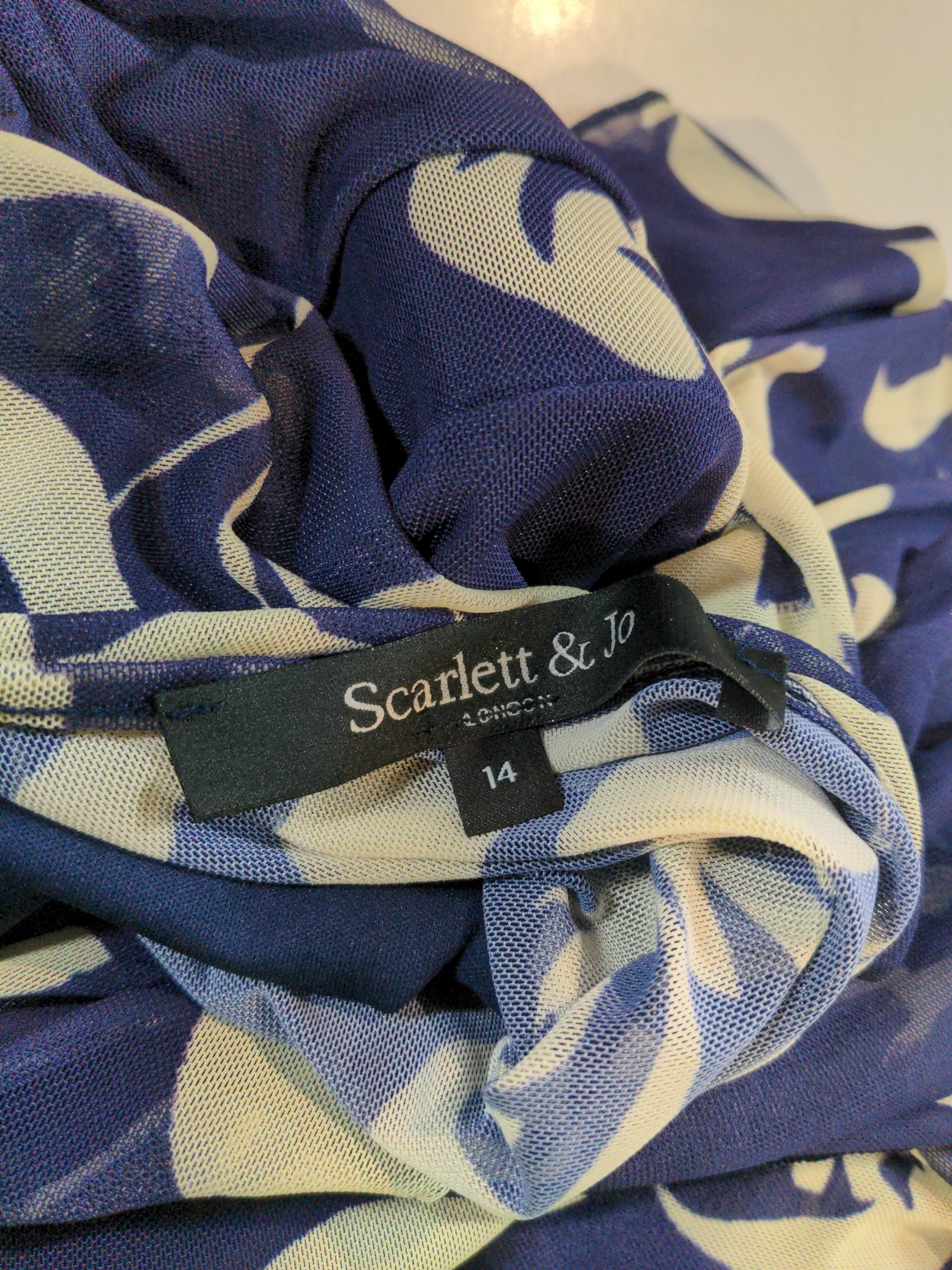 Scarlett & Jo Maxi Dress UK14 in Blue - Image 5