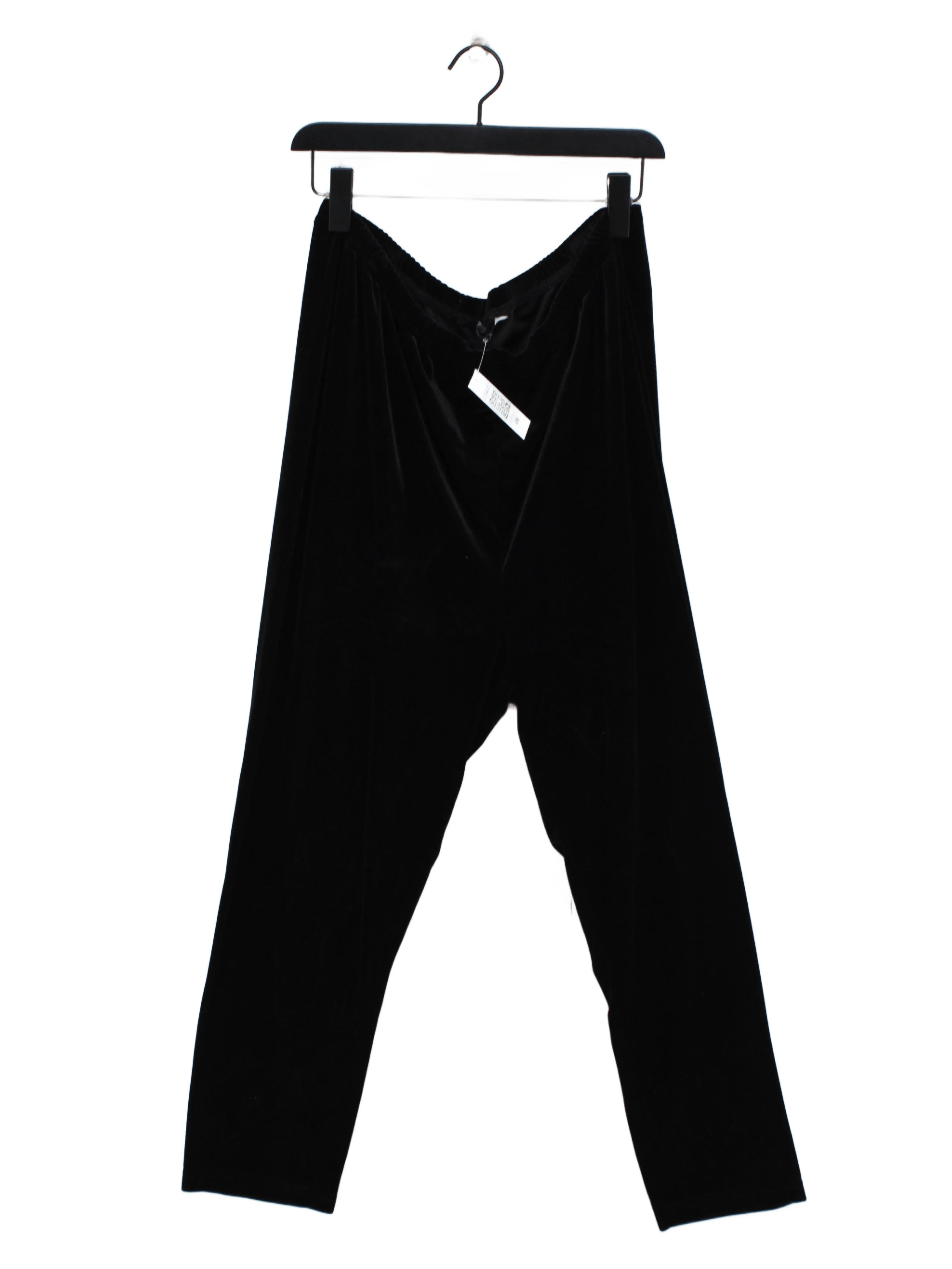 Scarlett & Jo Women's Trousers UK 28 Black Polyester with Elastane Sweatpants