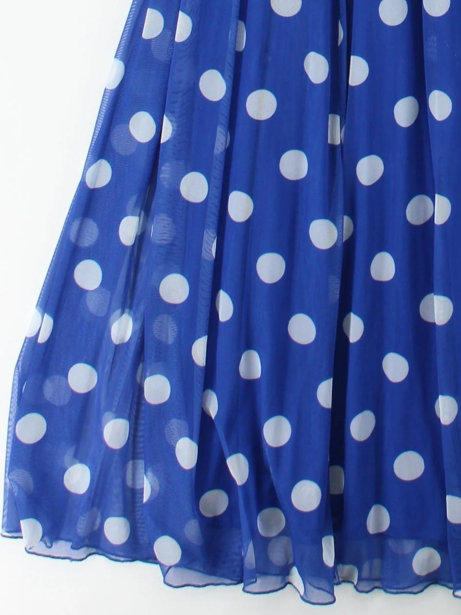 Scarlett & Jo Wrap Midi Dress UK22 in Blue - Image 4