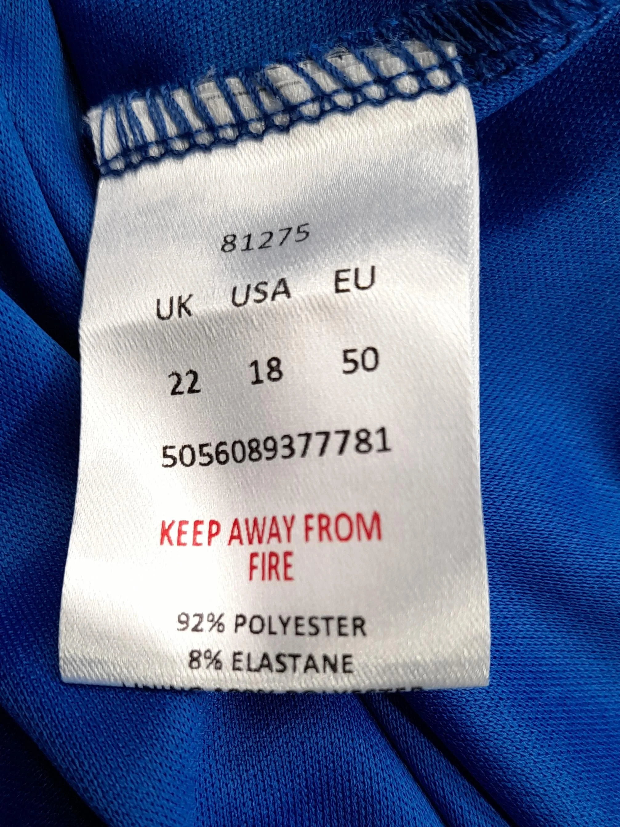 Scarlett & Jo Wrap Midi Dress UK22 in Blue - Image 7