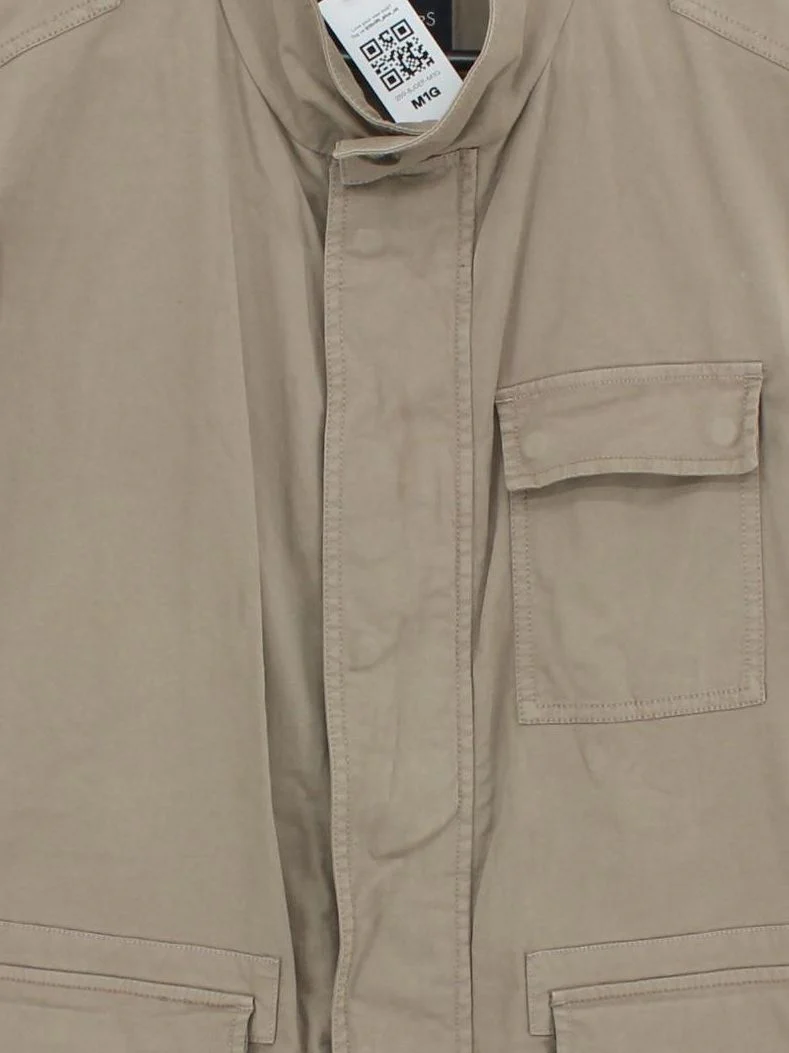 Schneiders Salzburg Men's Coat L Tan 100% Cotton Overcoat - Image 3