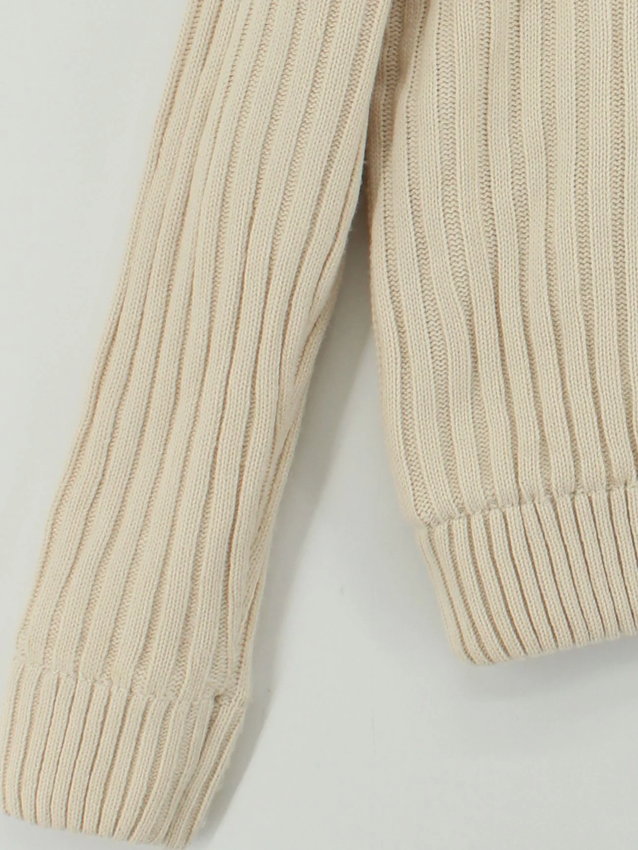 Schott Men's Hoodie L Cream Acrylic with Polyester Pullover - Image 4