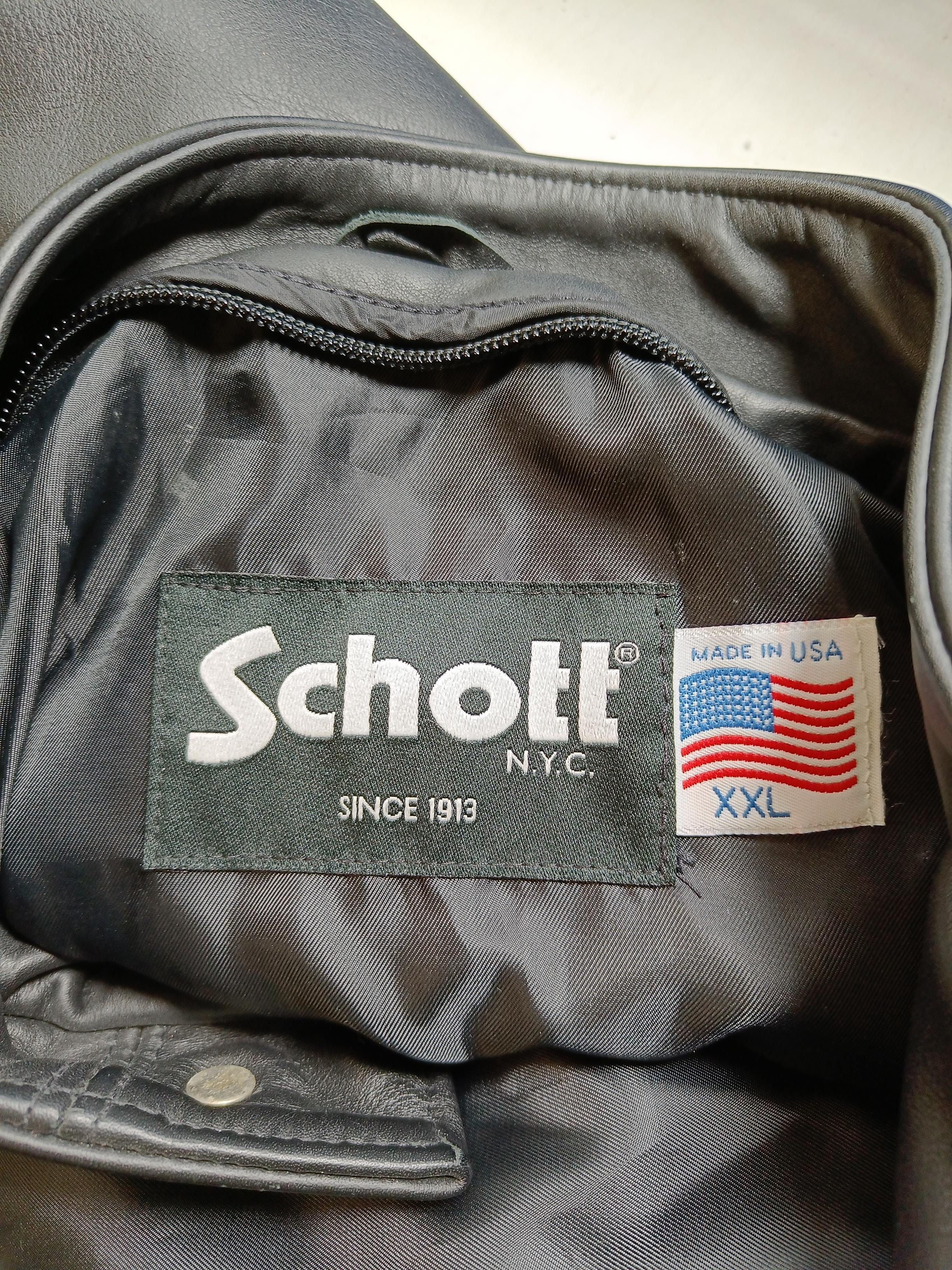 Schott Motorcycle Jacket jacket black - Image 6