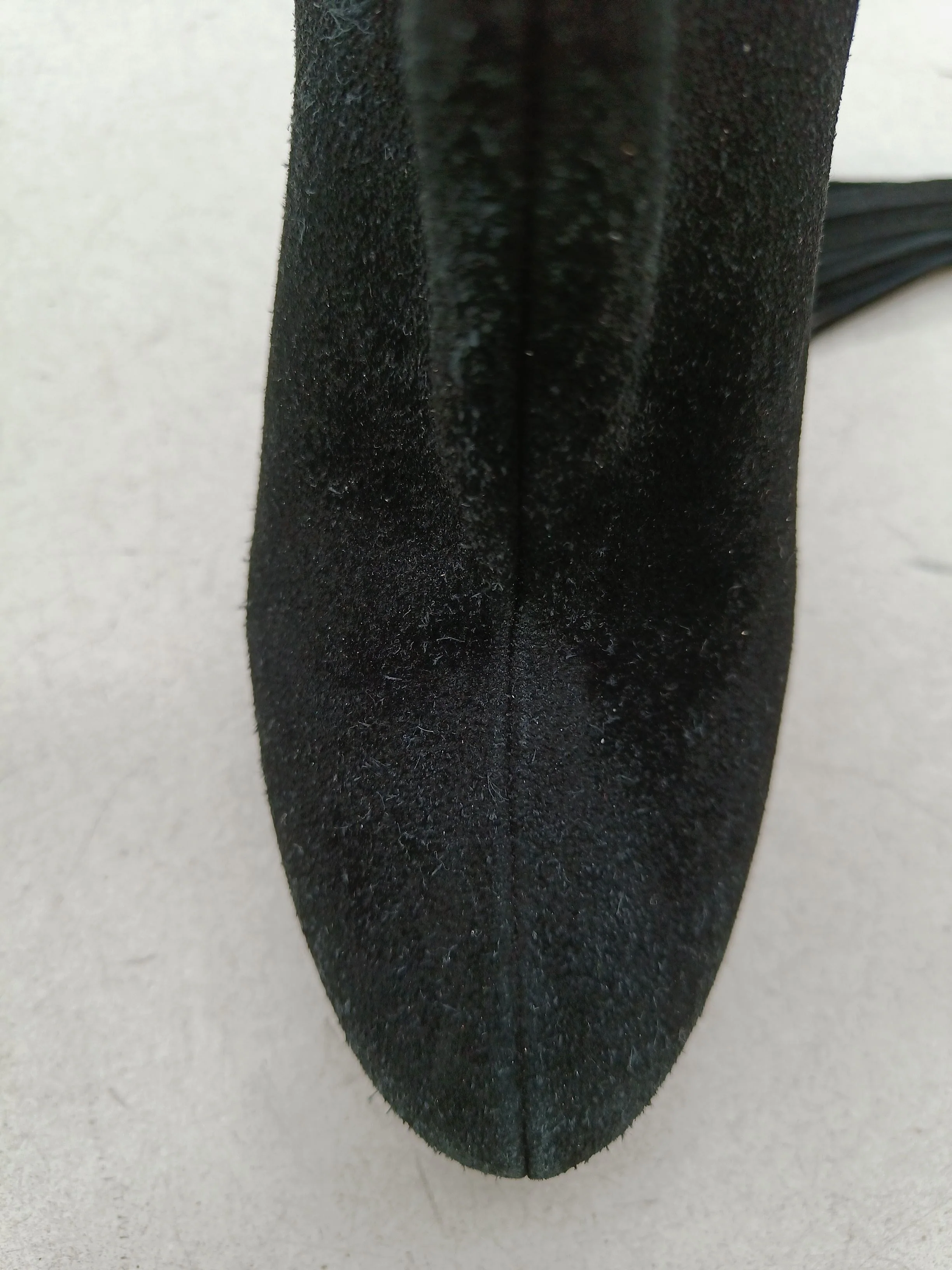 Schutz Women's Boots UK 4.5 Black Suede with Leather Chelsea - Image 8