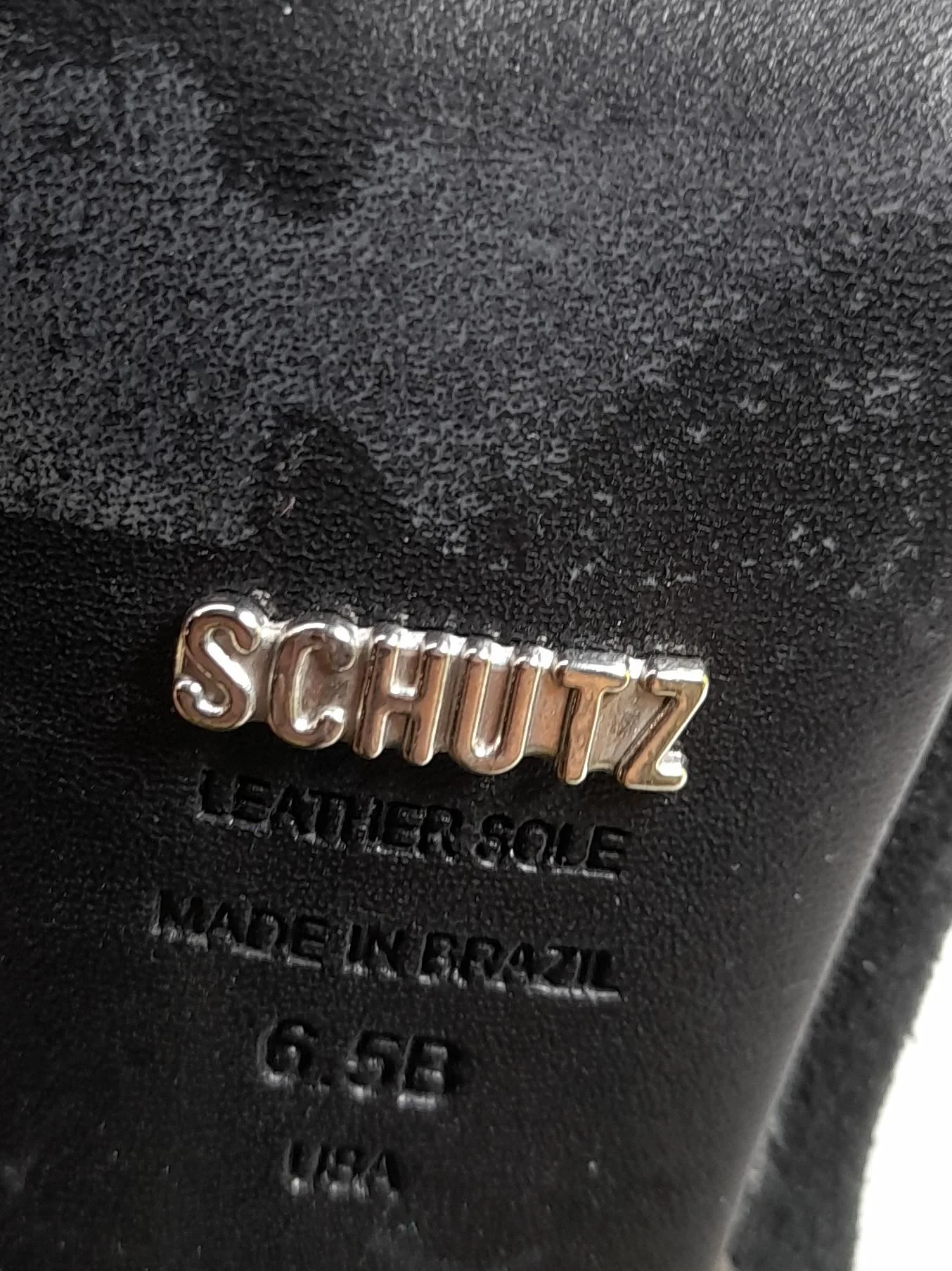 Schutz Women's Boots UK 4.5 Black Suede with Leather Chelsea - Image 9