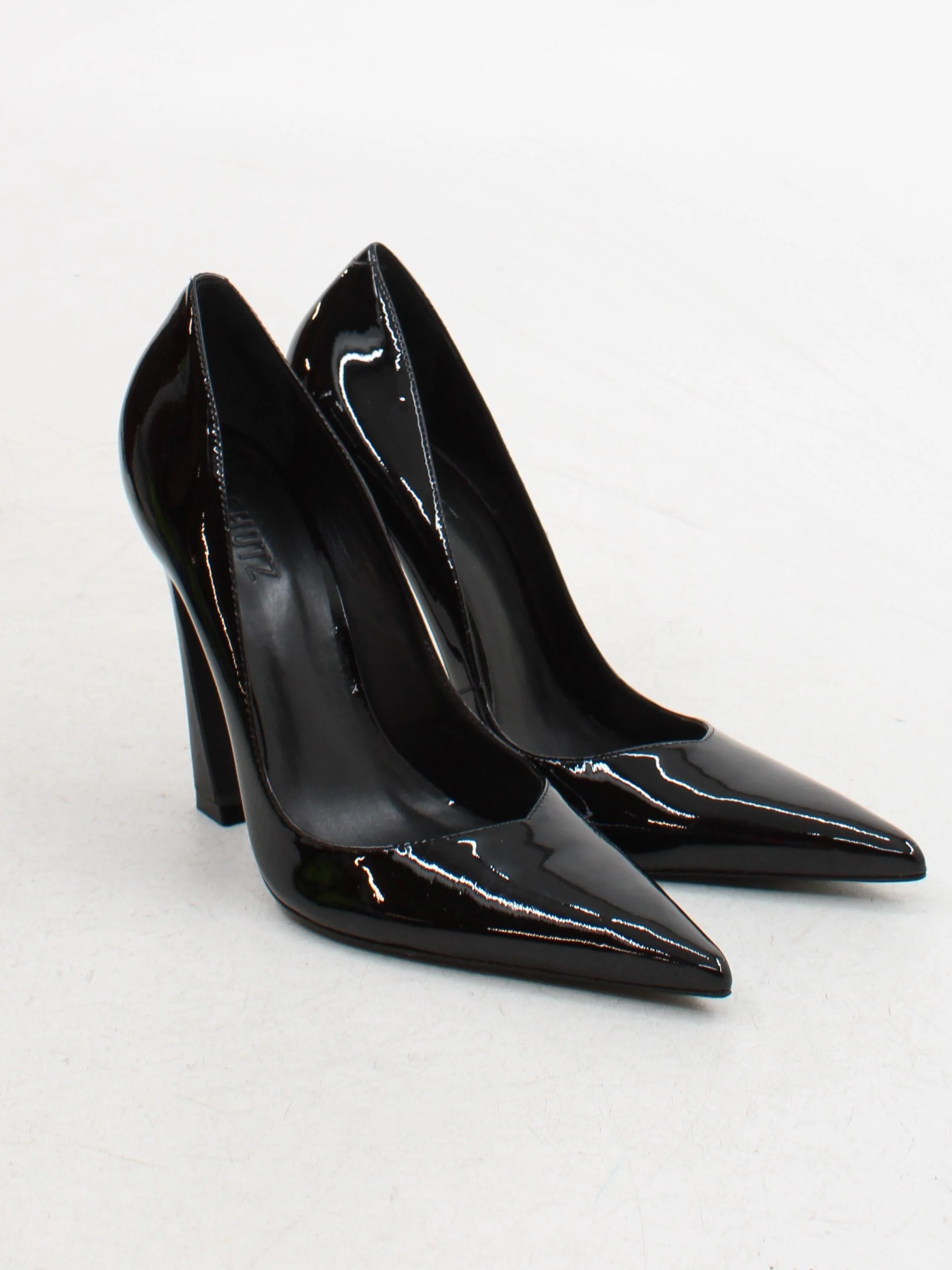 Schutz Women's Heels UK 8 Black 100% Leather Court - Image 4