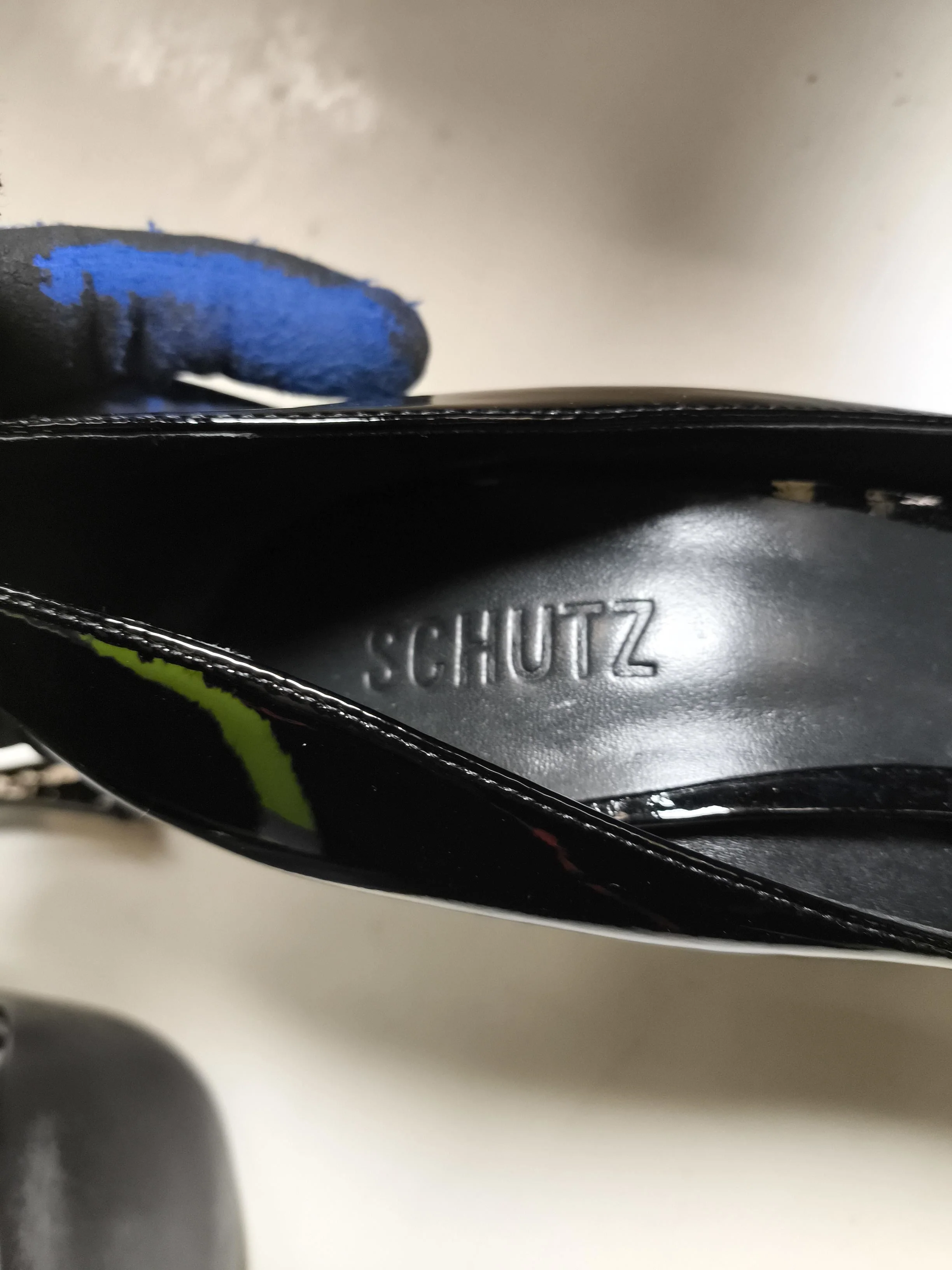 Schutz Women's Heels UK 8 Black 100% Leather Court - Image 8