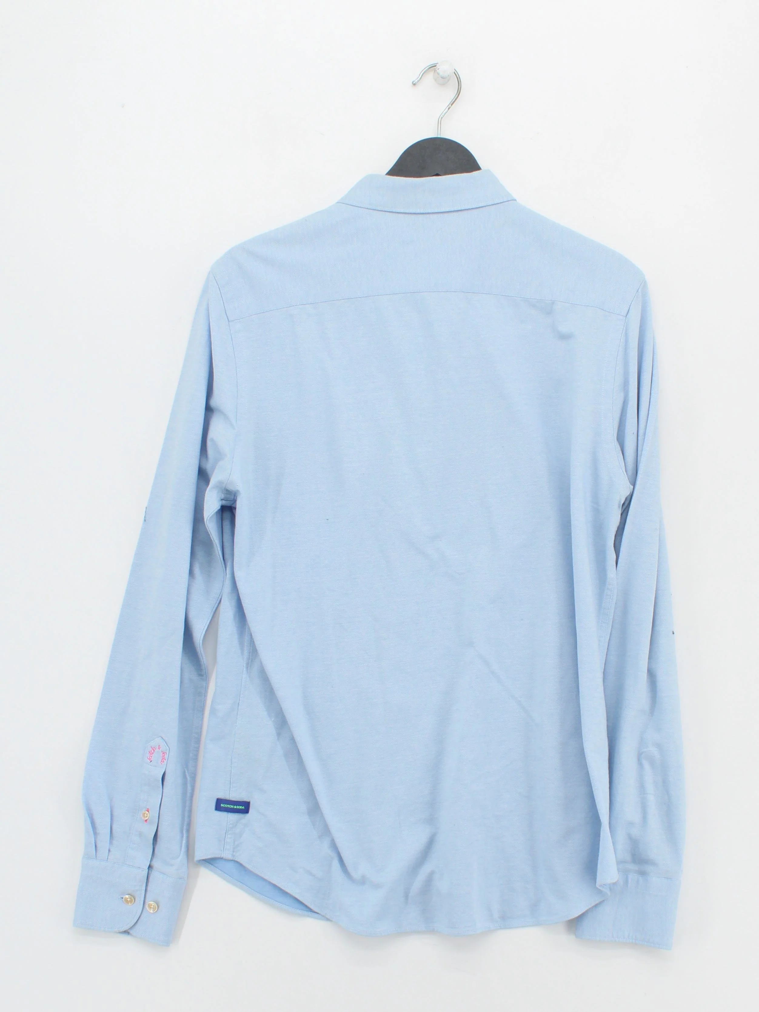 Scotch & Soda Men's Shirt M Blue 100% Cotton Basic - Image 2