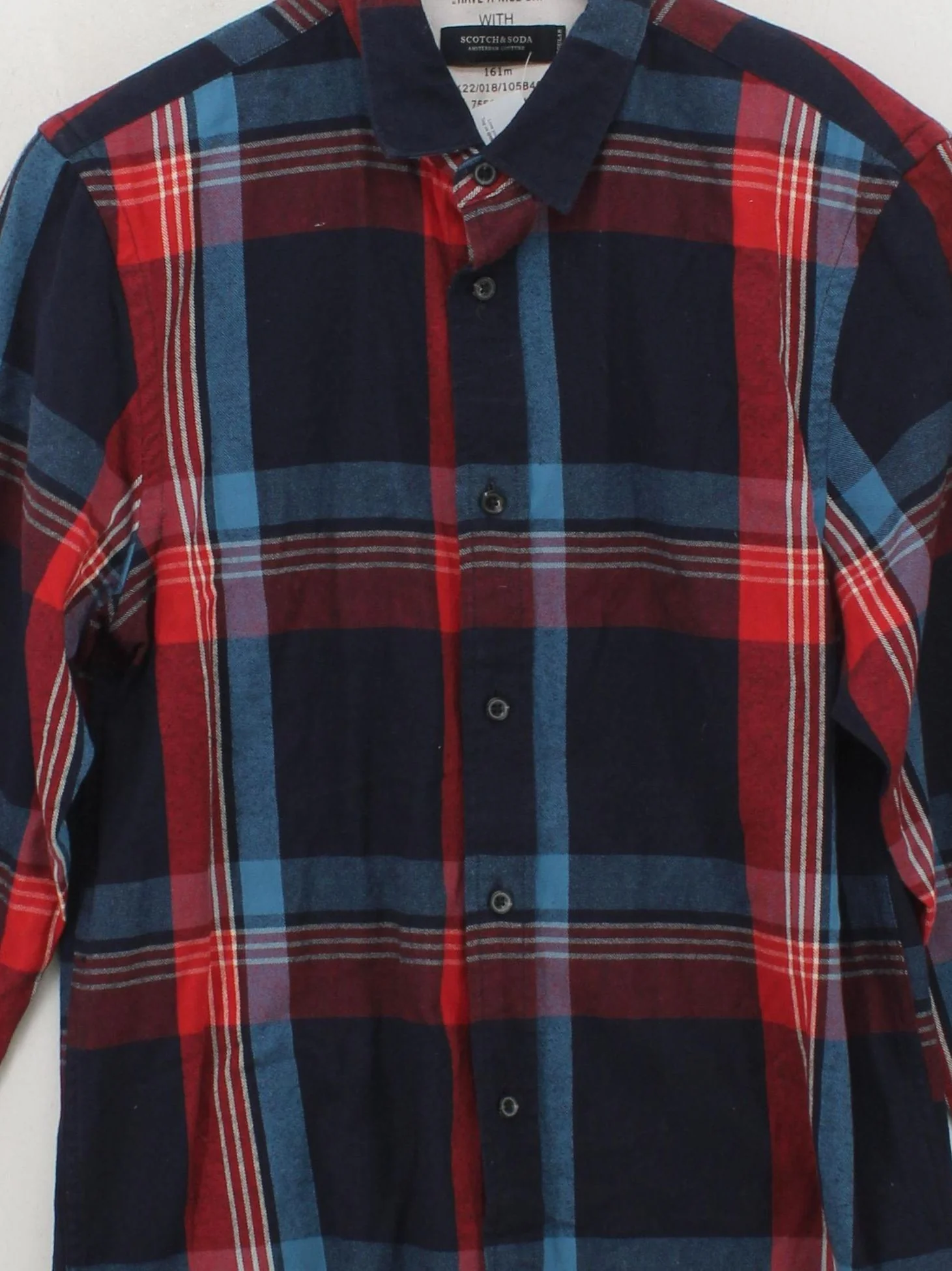 Scotch & Soda Men's Shirt M Multi Checkered 100% Cotton Basic - Image 3