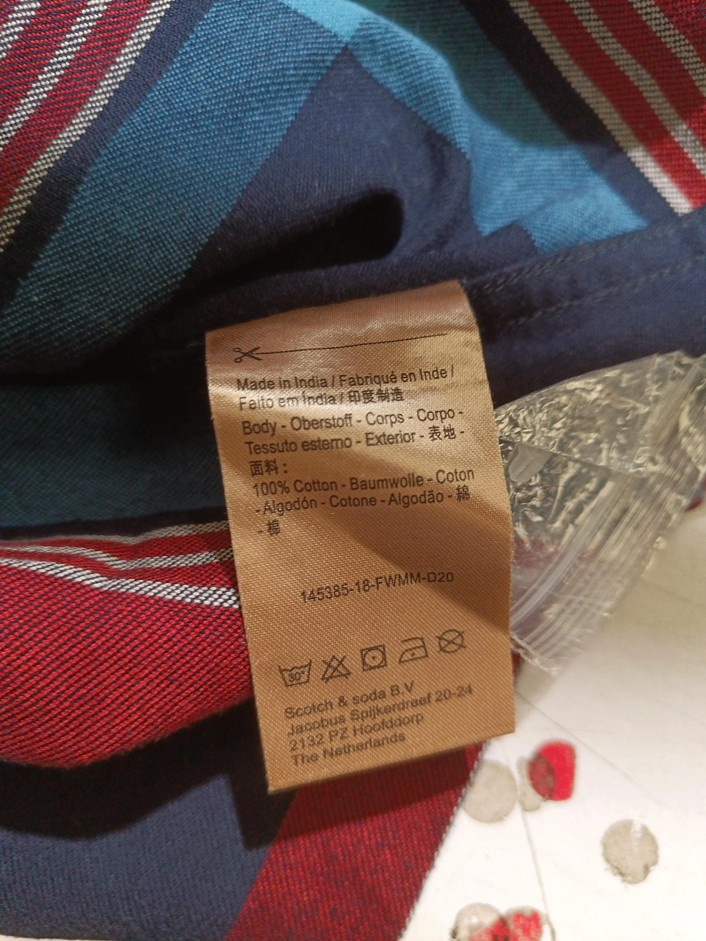 Scotch & Soda Men's Shirt M Multi Checkered 100% Cotton Basic - Image 7