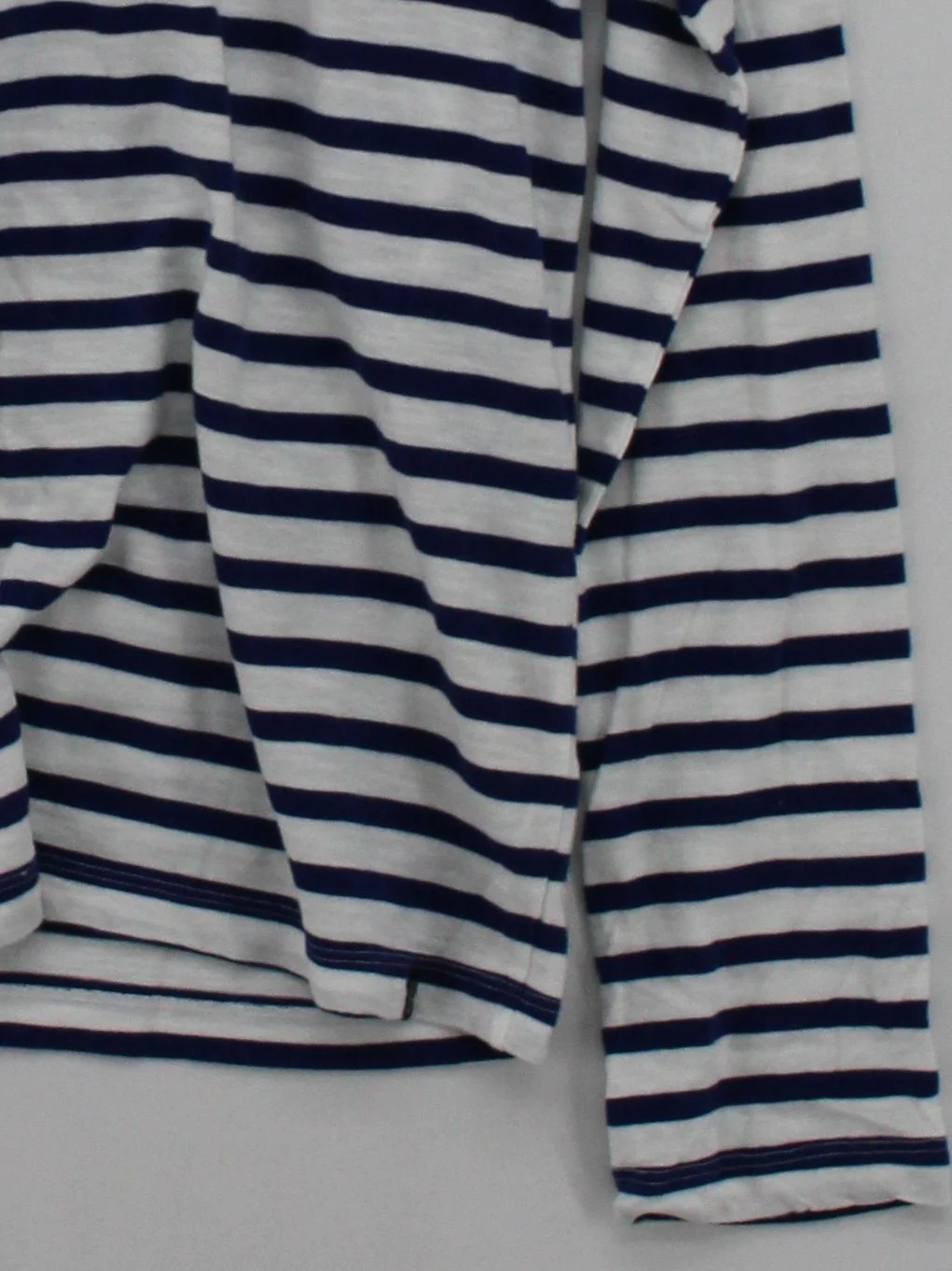 Scotch & Soda Men's T-Shirt L Blue Striped 100% Cotton Basic - Image 4