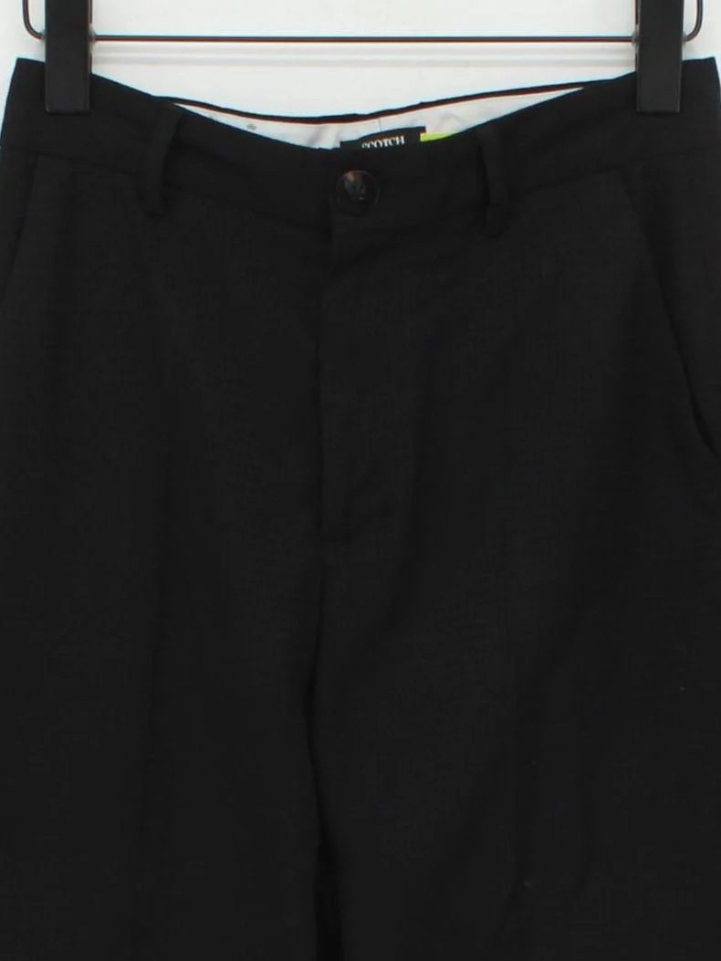 Scotch & Soda Men's Trousers W 25 in Black Polyester - Image 3