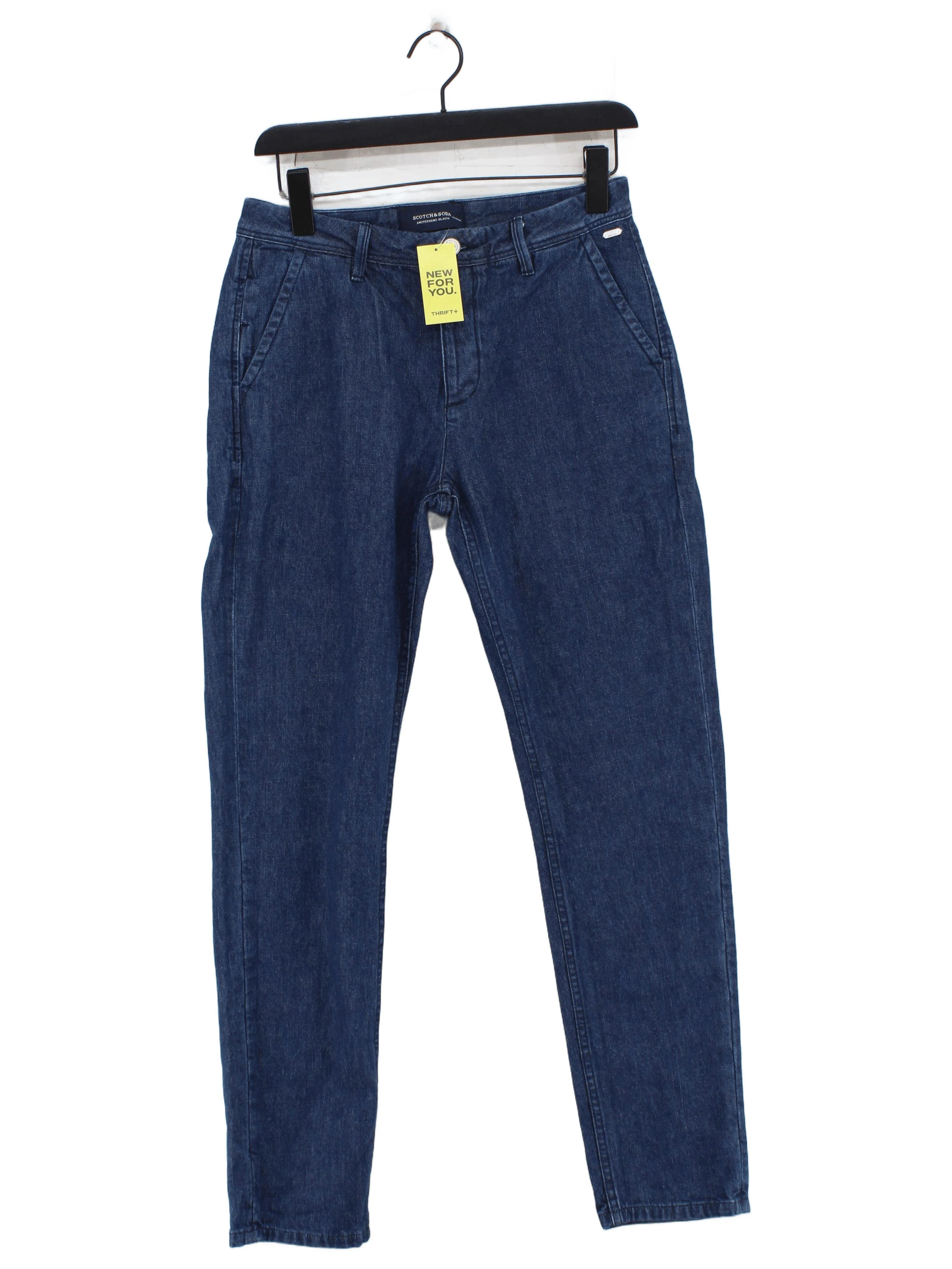 Scotch & Soda Women's Jeans W 28 in Blue 100% Cotton Straight