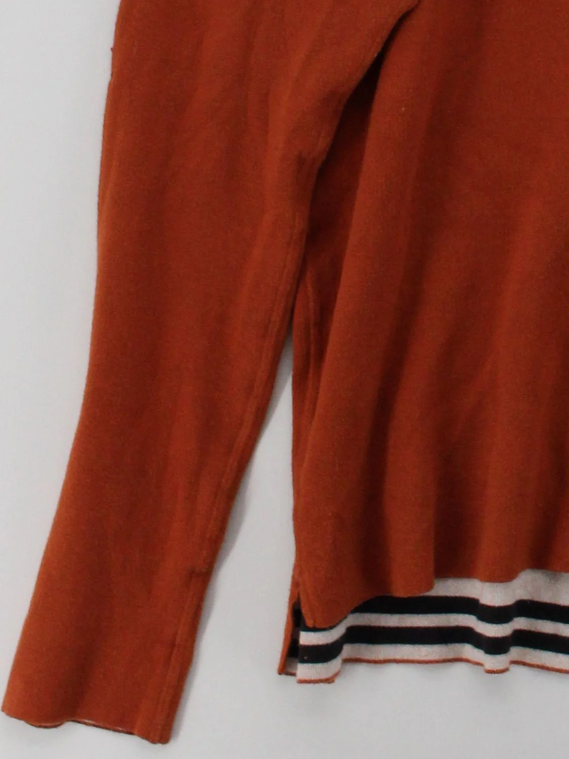 Scotch & Soda Women's Jumper M Orange Cotton with Polyester Crew Neck Pullover - Image 4