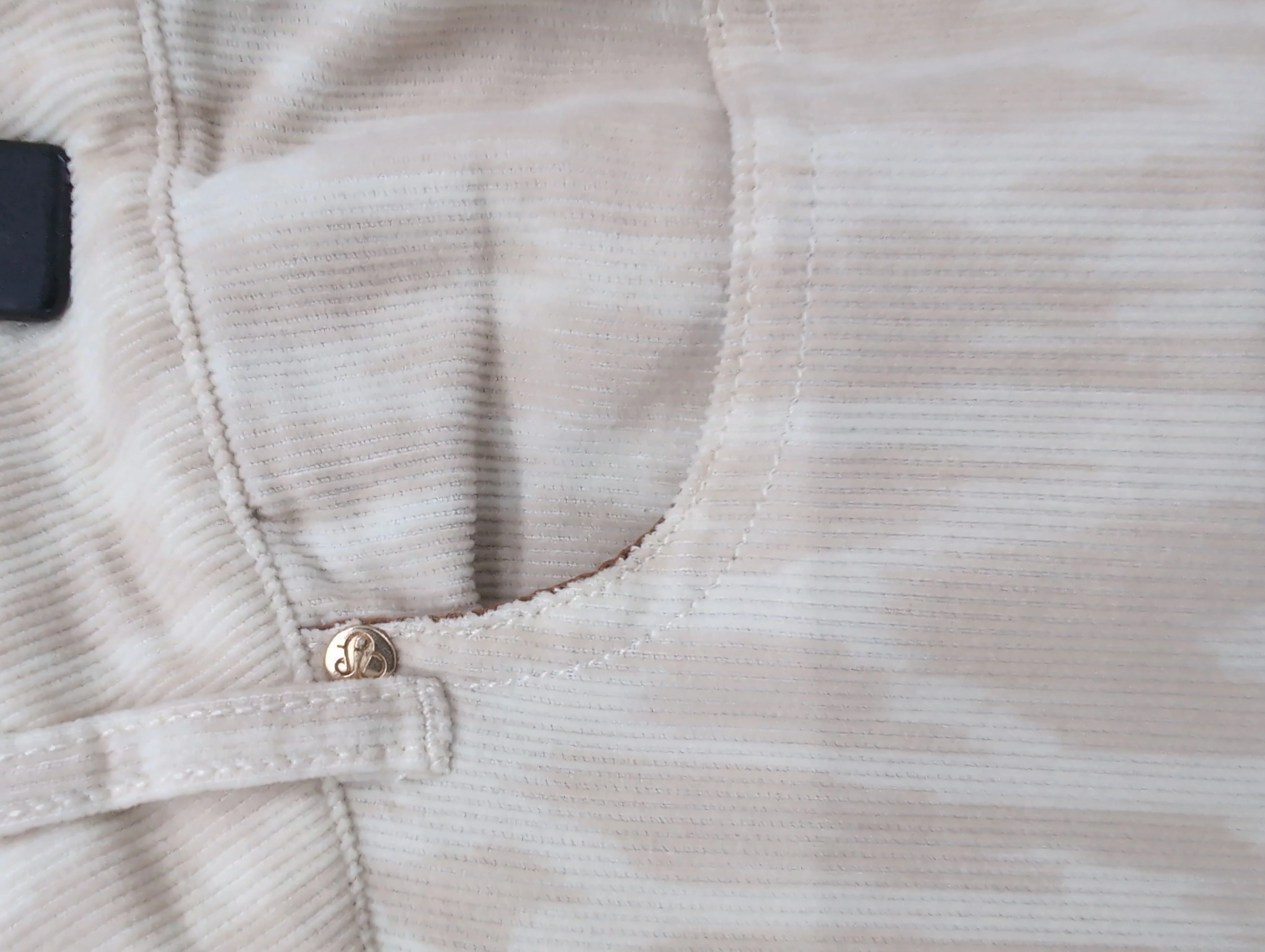Scotch & Soda Women's Trousers W 27 in Cream 100% Cotton Tapered Chino - Image 6