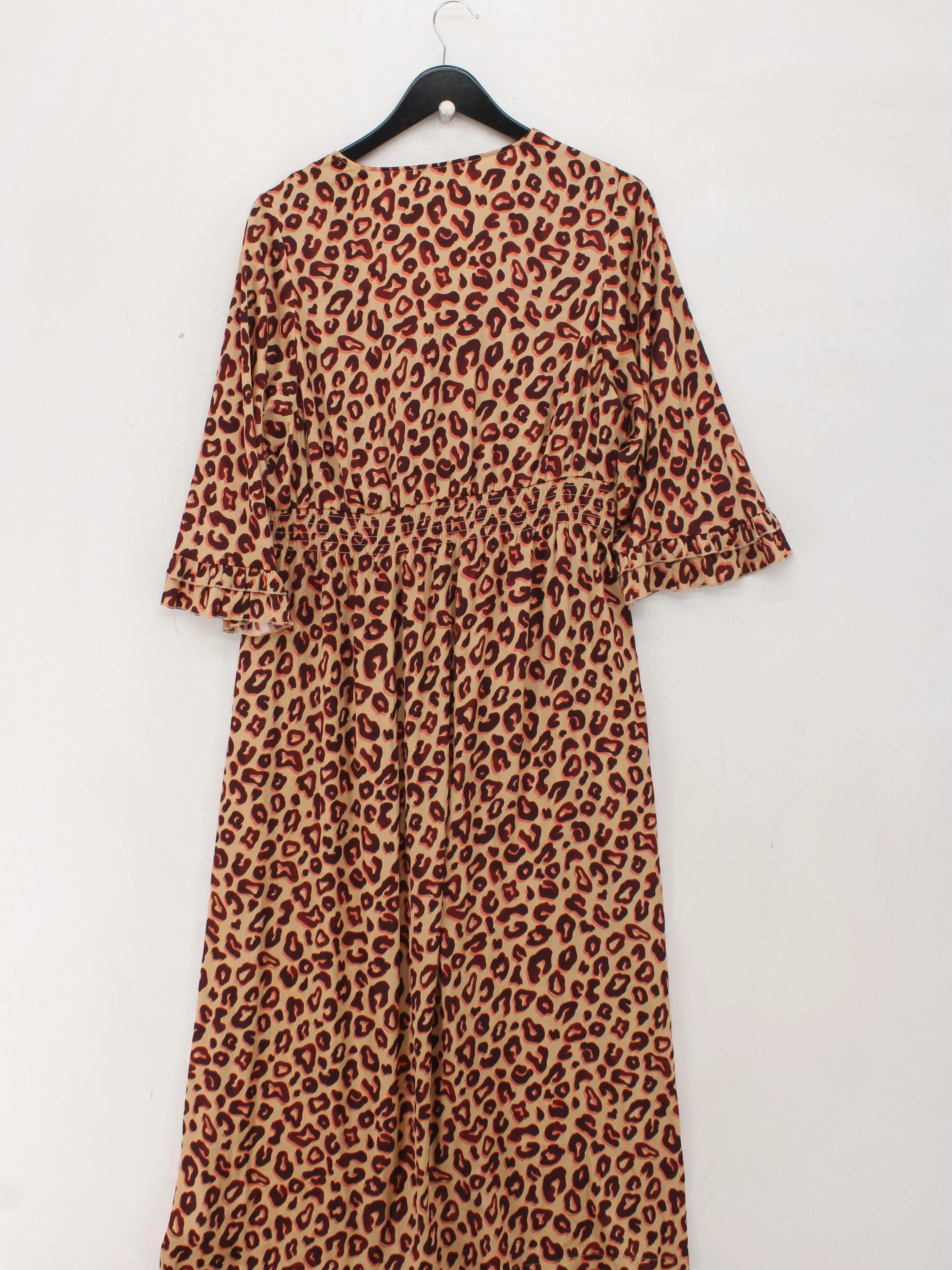 Scotch & Soda Wrap Maxi Dress XL in Tan - Image 2