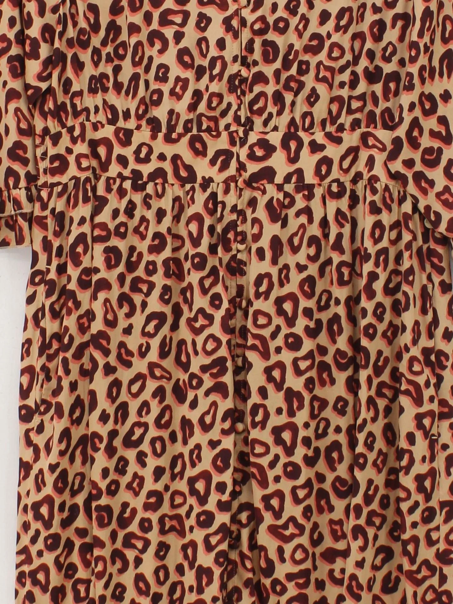 Scotch & Soda Wrap Maxi Dress XL in Tan - Image 3